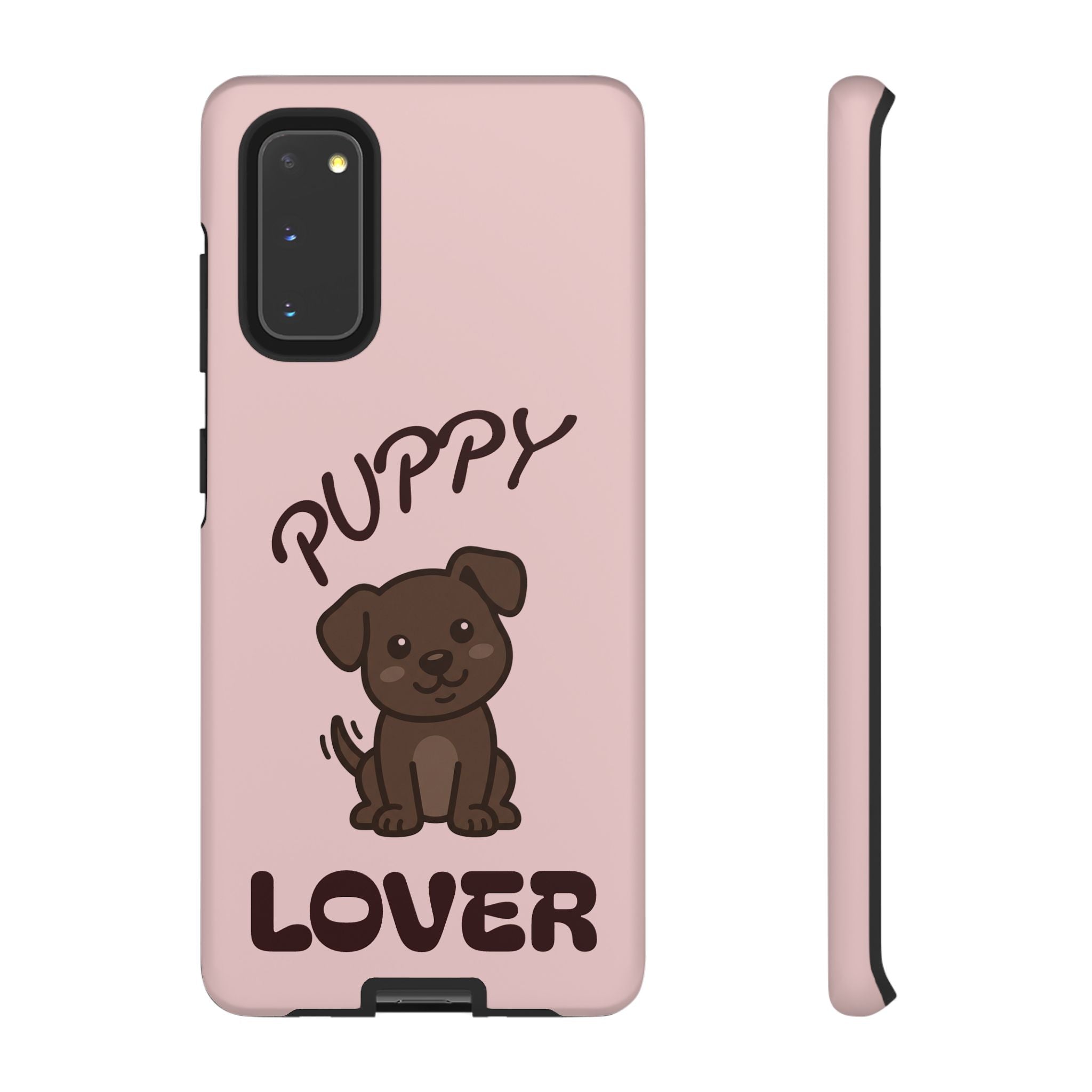 Puppy Lover Phone Case — Cute Brown Puppy Tough Phone Cover