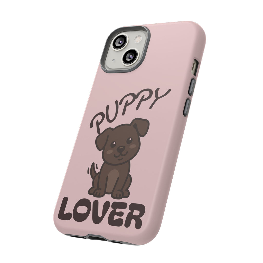 Puppy Lover Phone Case — Cute Brown Puppy Tough Phone Cover