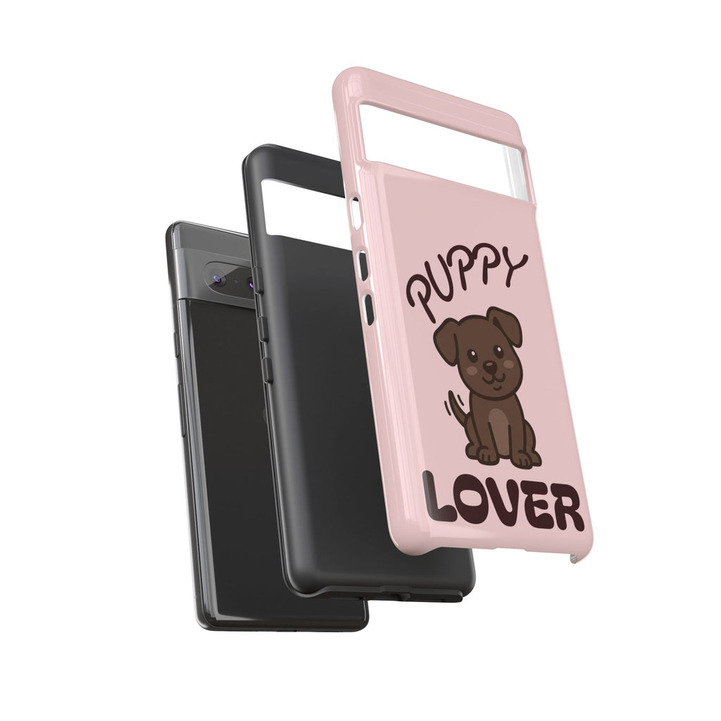 Puppy Lover Phone Case — Cute Brown Puppy Tough Phone Cover