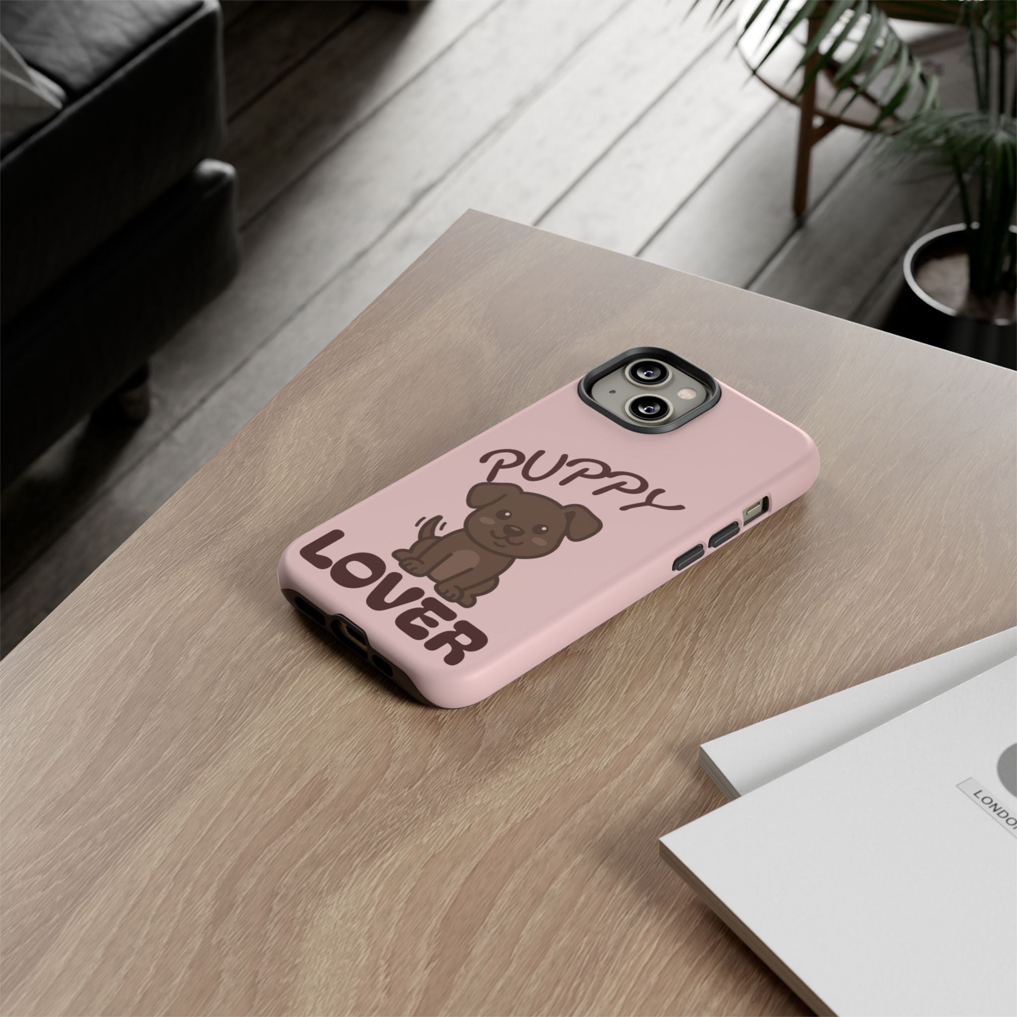 Puppy Lover Phone Case — Cute Brown Puppy Tough Phone Cover