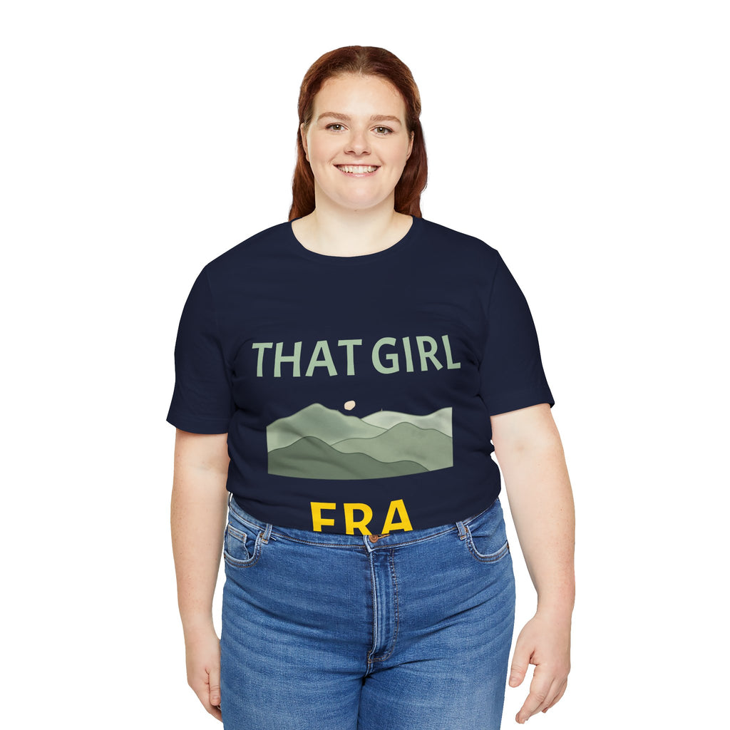 That Girl Era T-Shirt – Retro Mountain Graphic Tee for Empowered Women