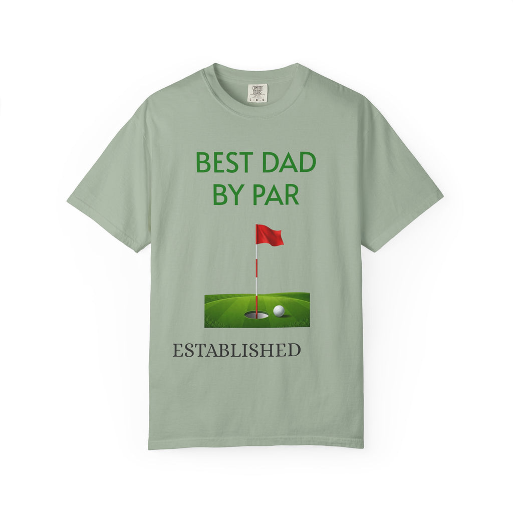 Best Dad By Par Golf T-Shirt — Funny Golfing Father's Day Gift Tee