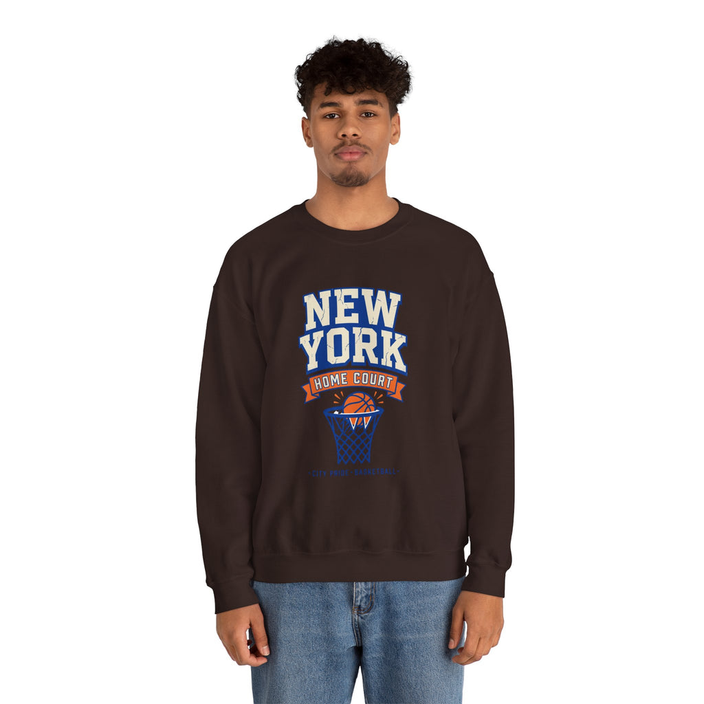 New York Home Court Sweatshirt | Vintage Basketball Pride