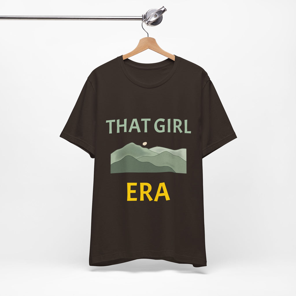 That Girl Era T-Shirt – Retro Mountain Graphic Tee for Empowered Women