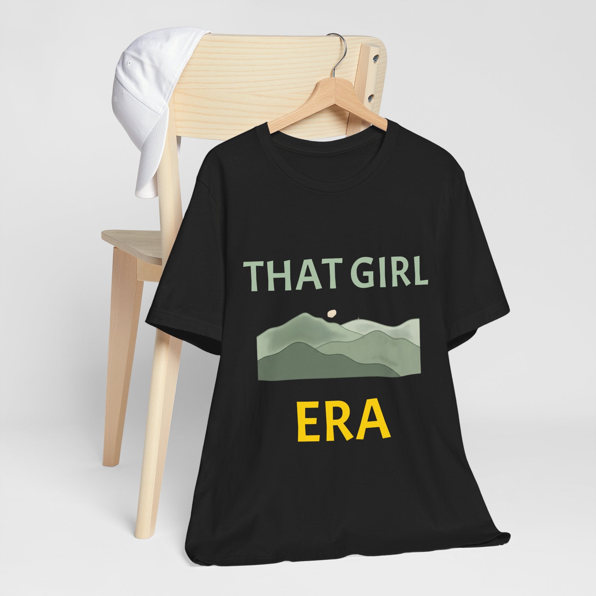 That Girl Era T-Shirt – Retro Mountain Graphic Tee for Empowered Women
