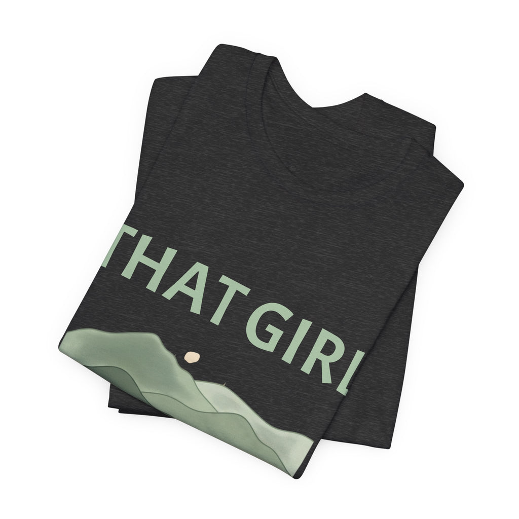 That Girl Era T-Shirt – Retro Mountain Graphic Tee for Empowered Women