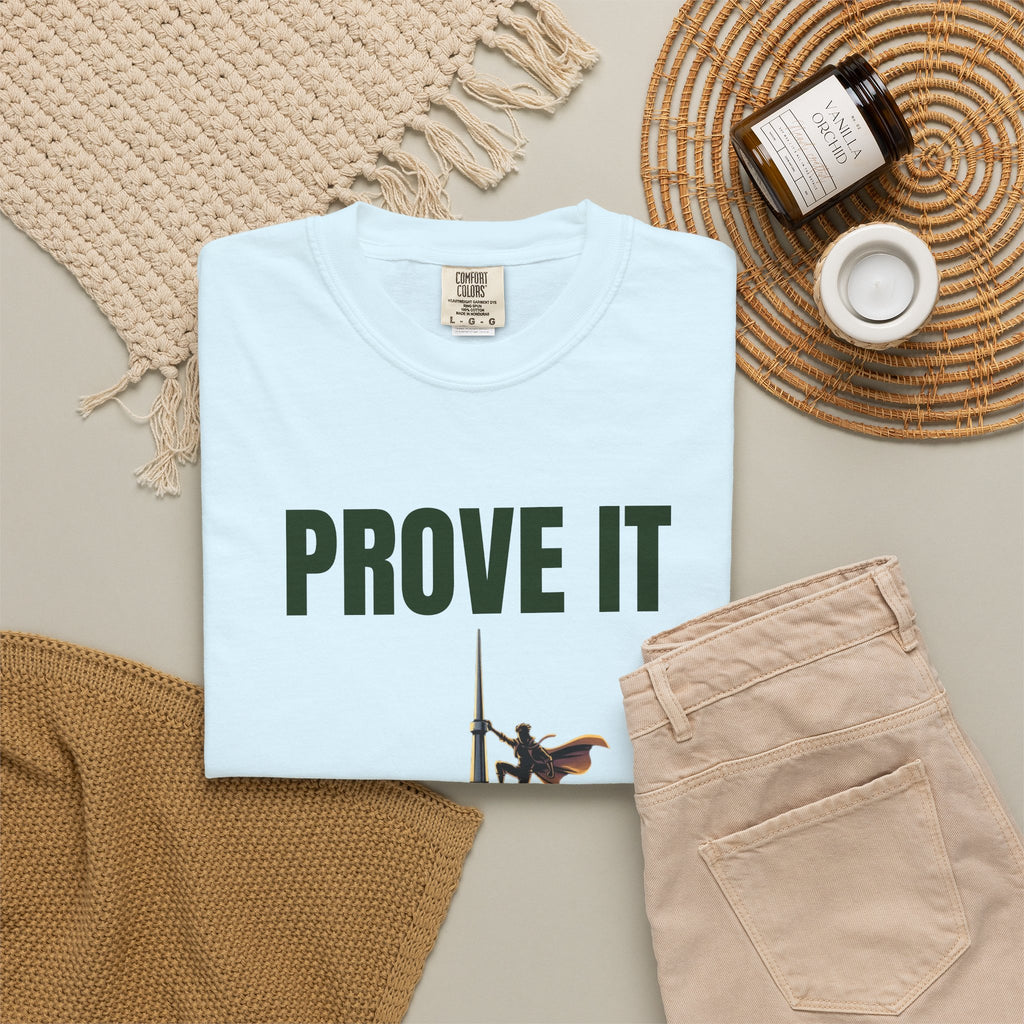 Prove It T‑Shirt — Parkour Rooftop Silhouette Graphic Tee