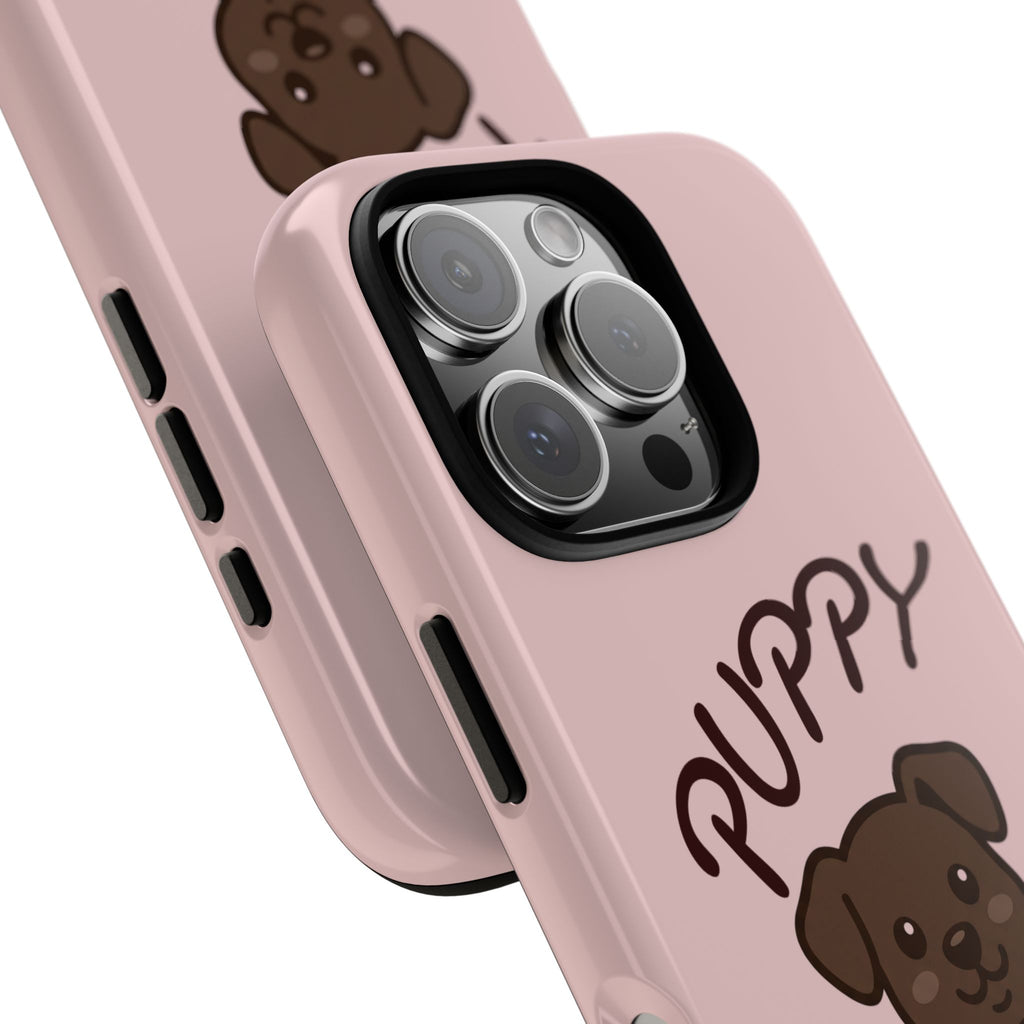 Puppy Lover Phone Case — Cute Brown Puppy Tough Phone Cover