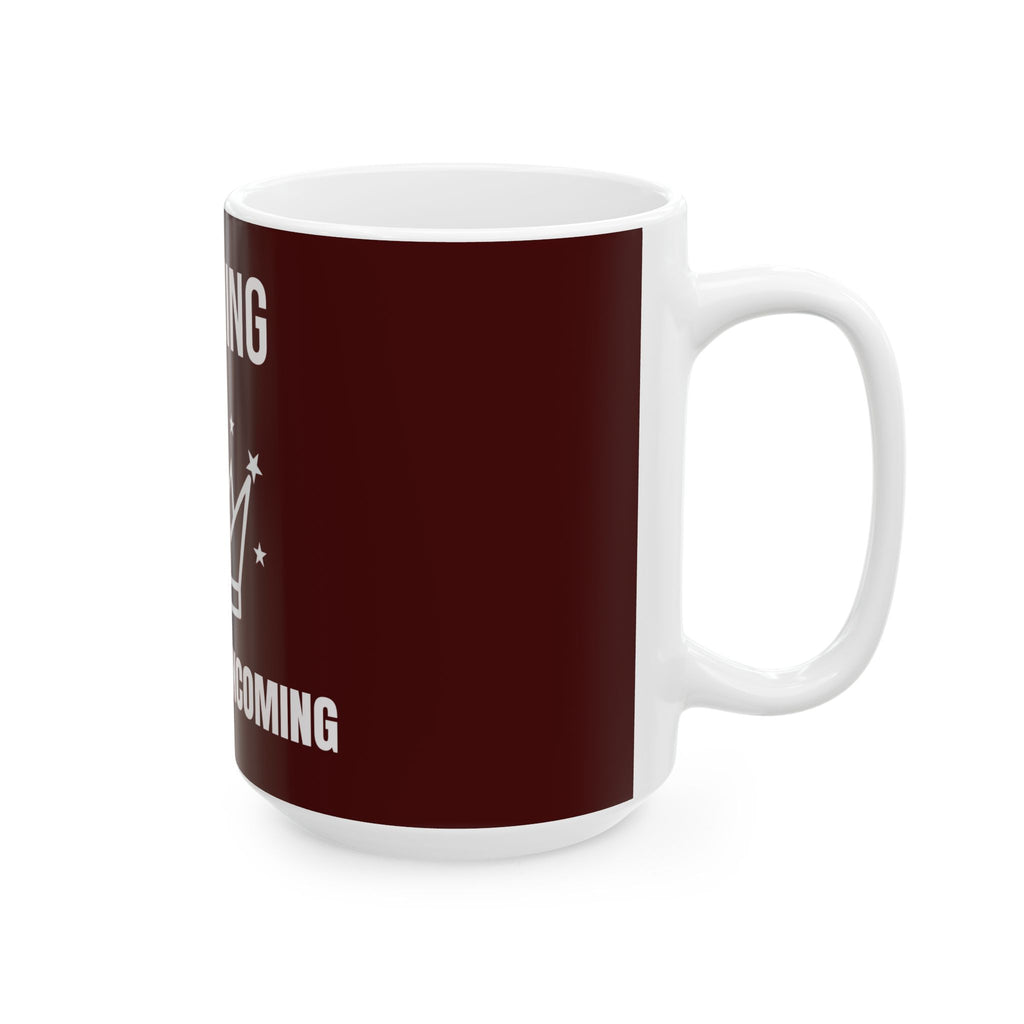 Warning: Dad Jokes Incoming Ceramic Mug — Fun Father's Day Coffee Cup