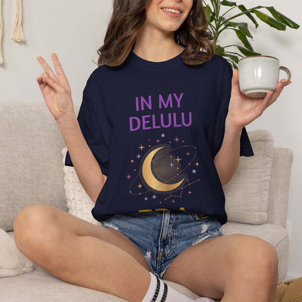 In My Delulu Era T-Shirt — Moon & Stars Graphic Tee