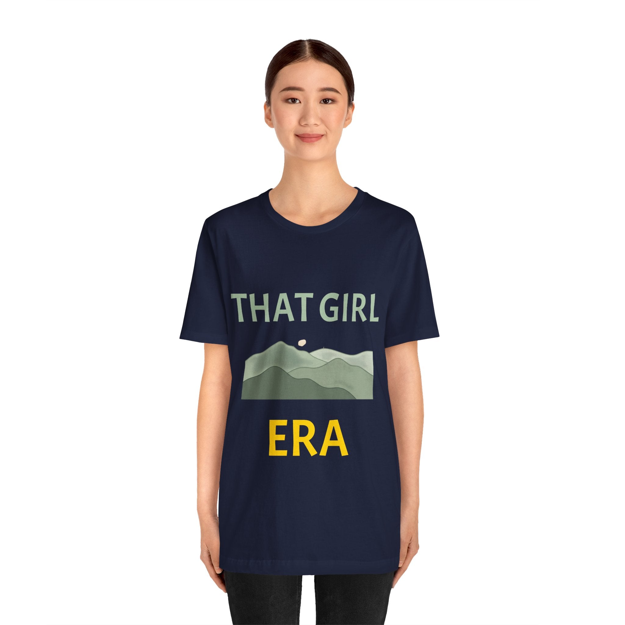 That Girl Era T-Shirt – Retro Mountain Graphic Tee for Empowered Women