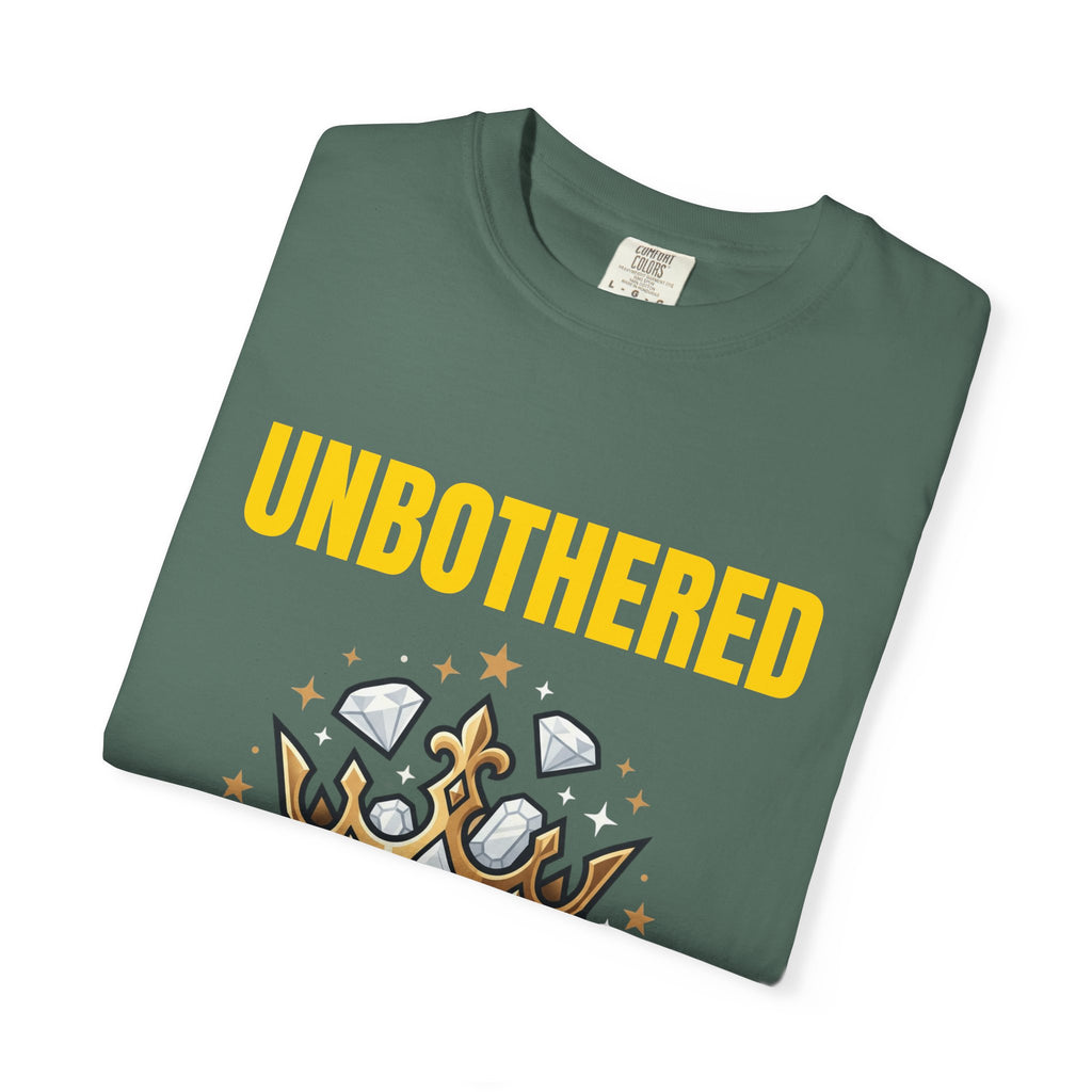 Unbothered Winning T-Shirt — Crown Graphic Motivational Tee