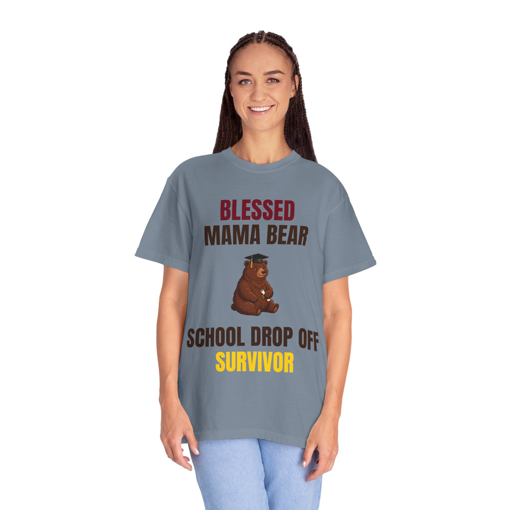 Mama Bear "School Drop Off Survivor" T-Shirt
