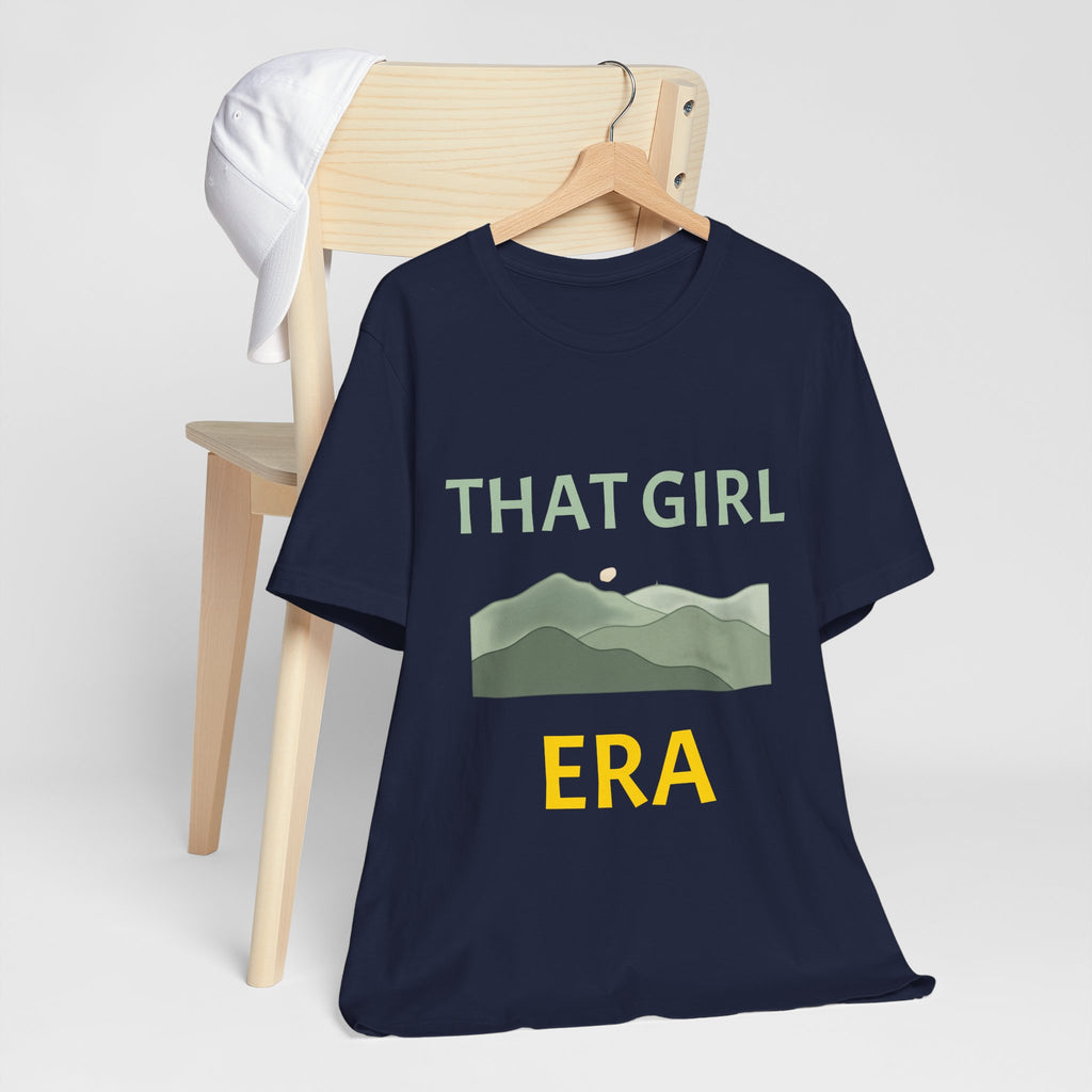 That Girl Era T-Shirt – Retro Mountain Graphic Tee for Empowered Women