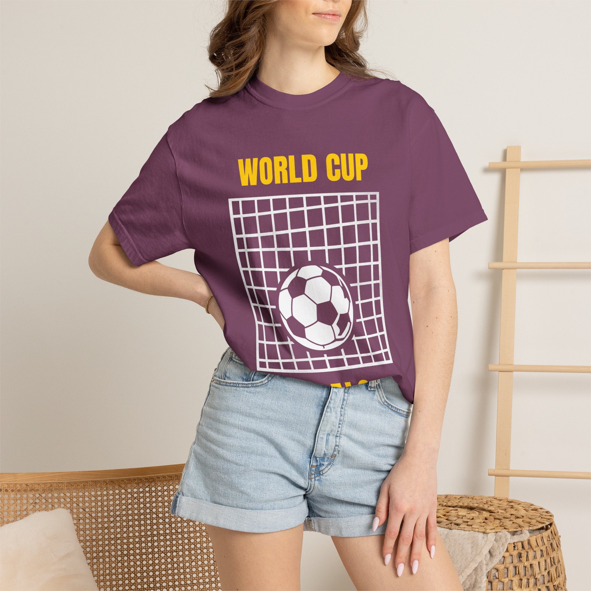 World Cup Goals T-Shirt – Soccer Goal Net & Ball Tee