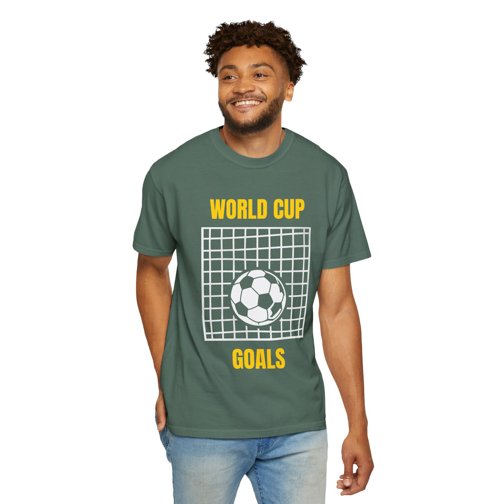 World Cup Goals T-Shirt – Soccer Goal Net & Ball Tee