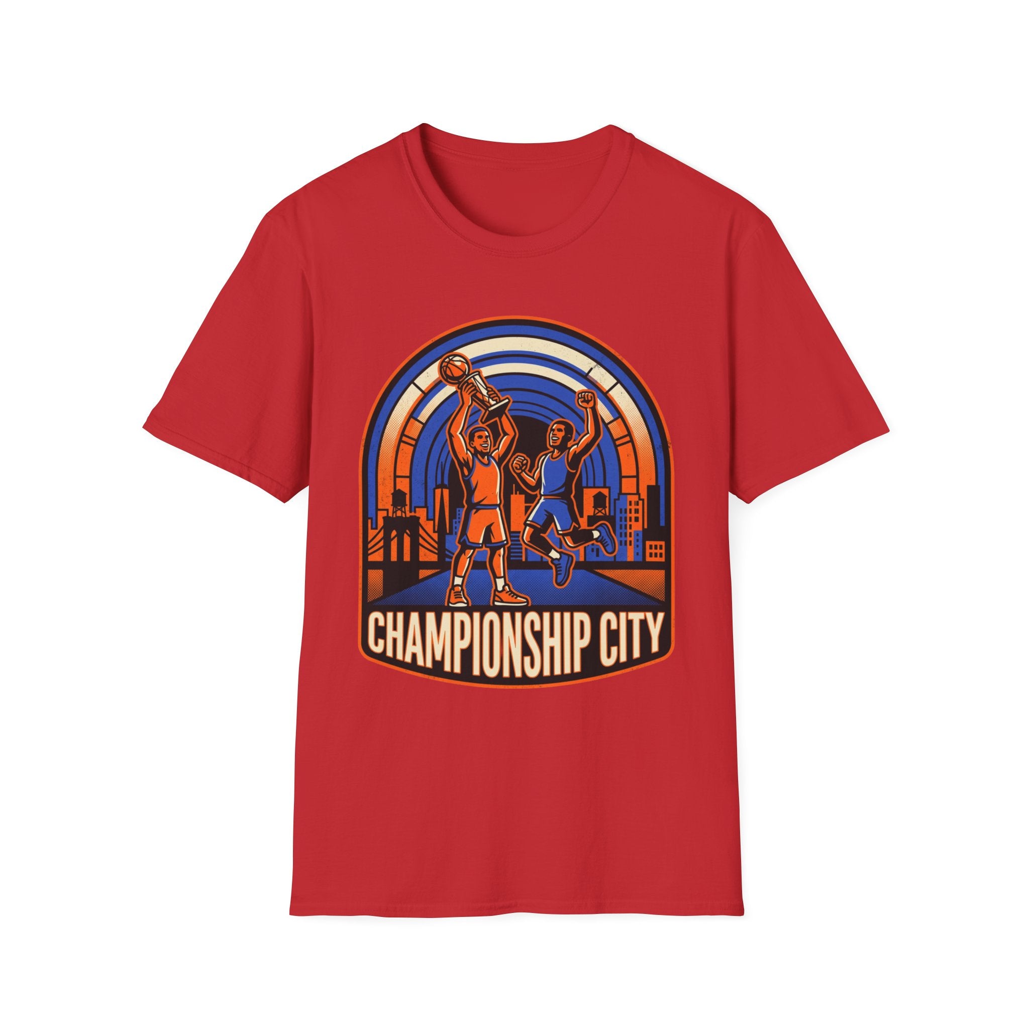 Championship City Basketball T-Shirt — Retro Winners Hoop Tee
