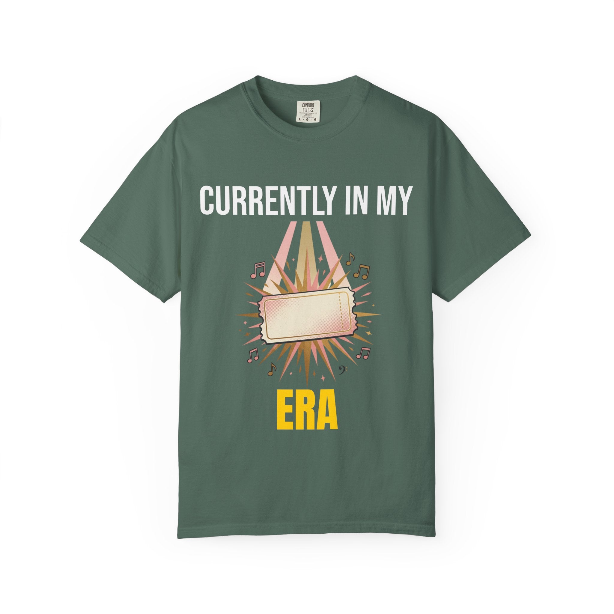 Currently In My Era T-Shirt — Vintage Garment-Dyed Graphic Tee