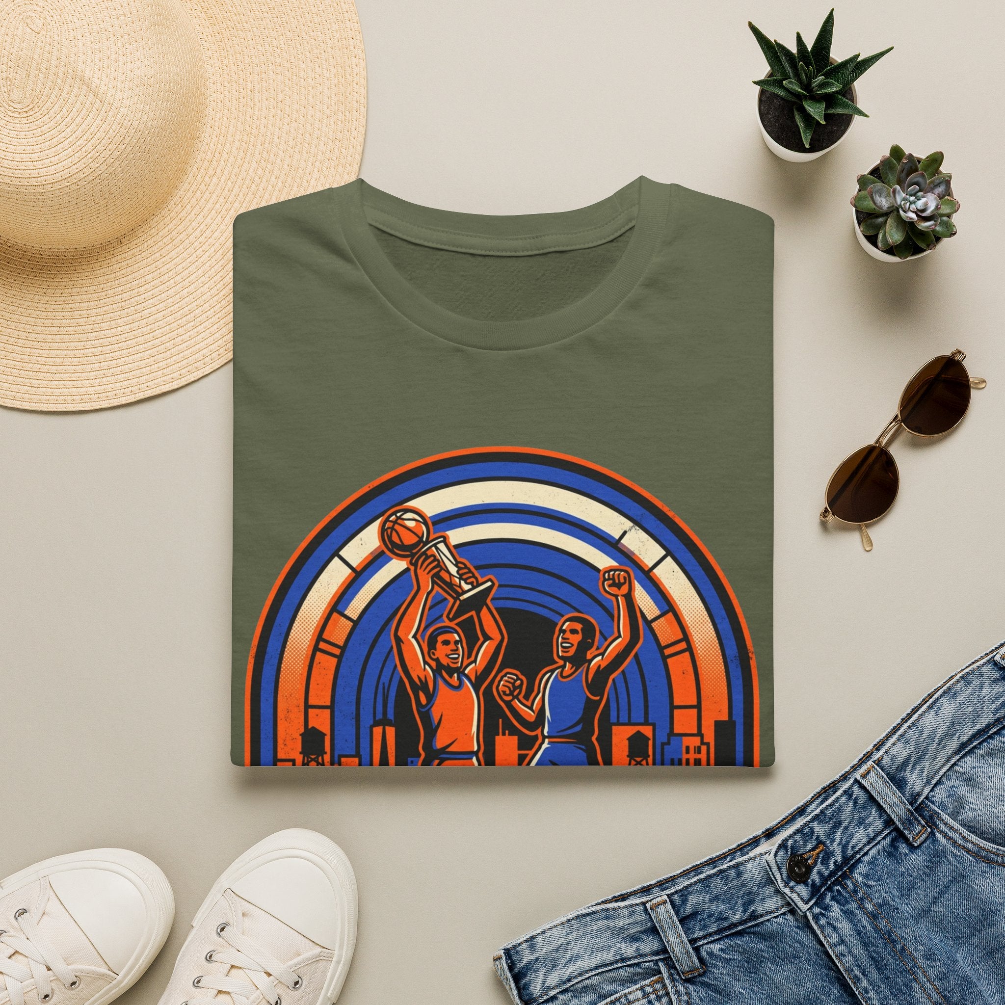 Championship City Basketball T-Shirt — Retro Winners Hoop Tee