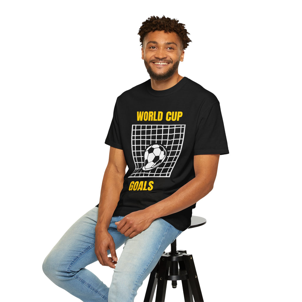World Cup Goals T-Shirt – Soccer Goal Net & Ball Tee