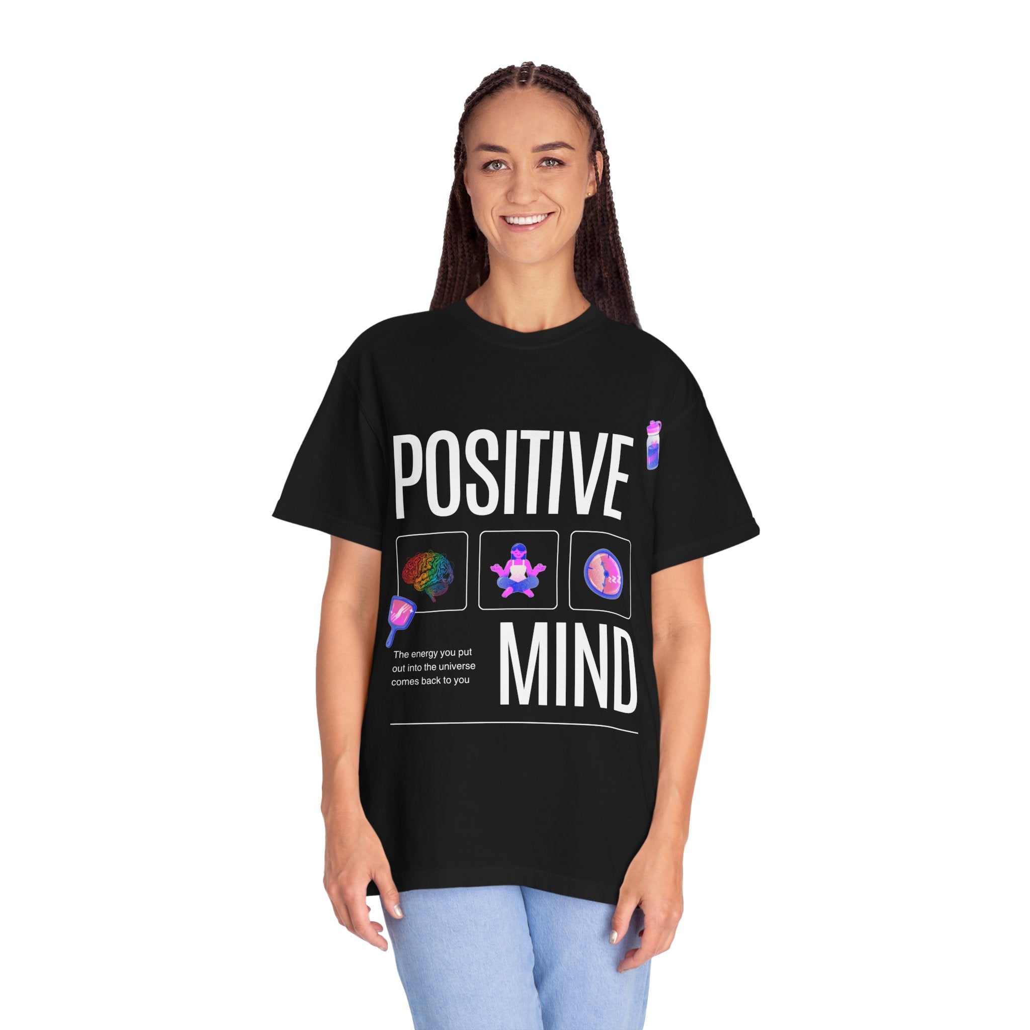 Positive Mind T-Shirt — Inspirational Mental Health Graphic Tee