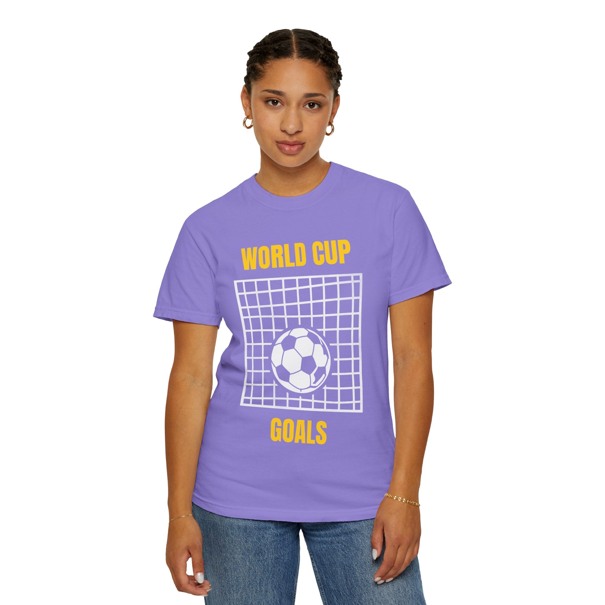 World Cup Goals T-Shirt – Soccer Goal Net & Ball Tee