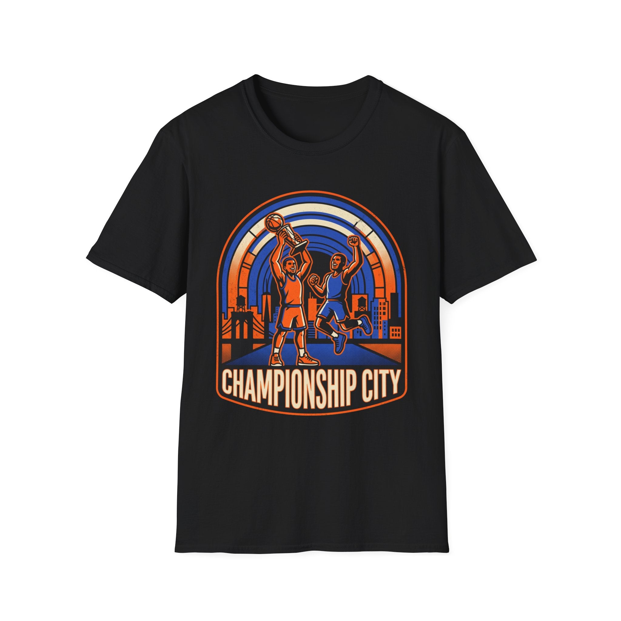 Championship City Basketball T-Shirt — Retro Winners Hoop Tee