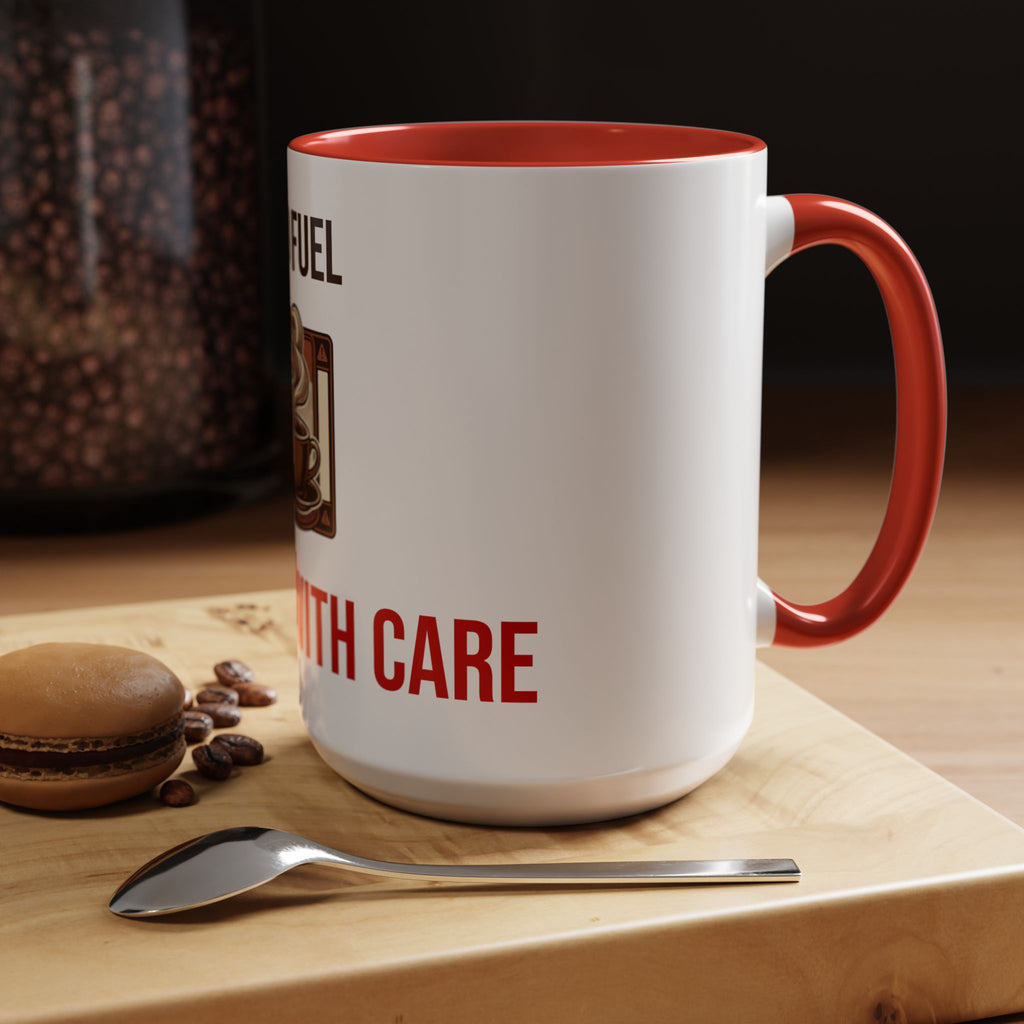 Dad Fuel Coffee Mug — Funny Father's Day Gift Mug Handle With Care 11oz or 15oz