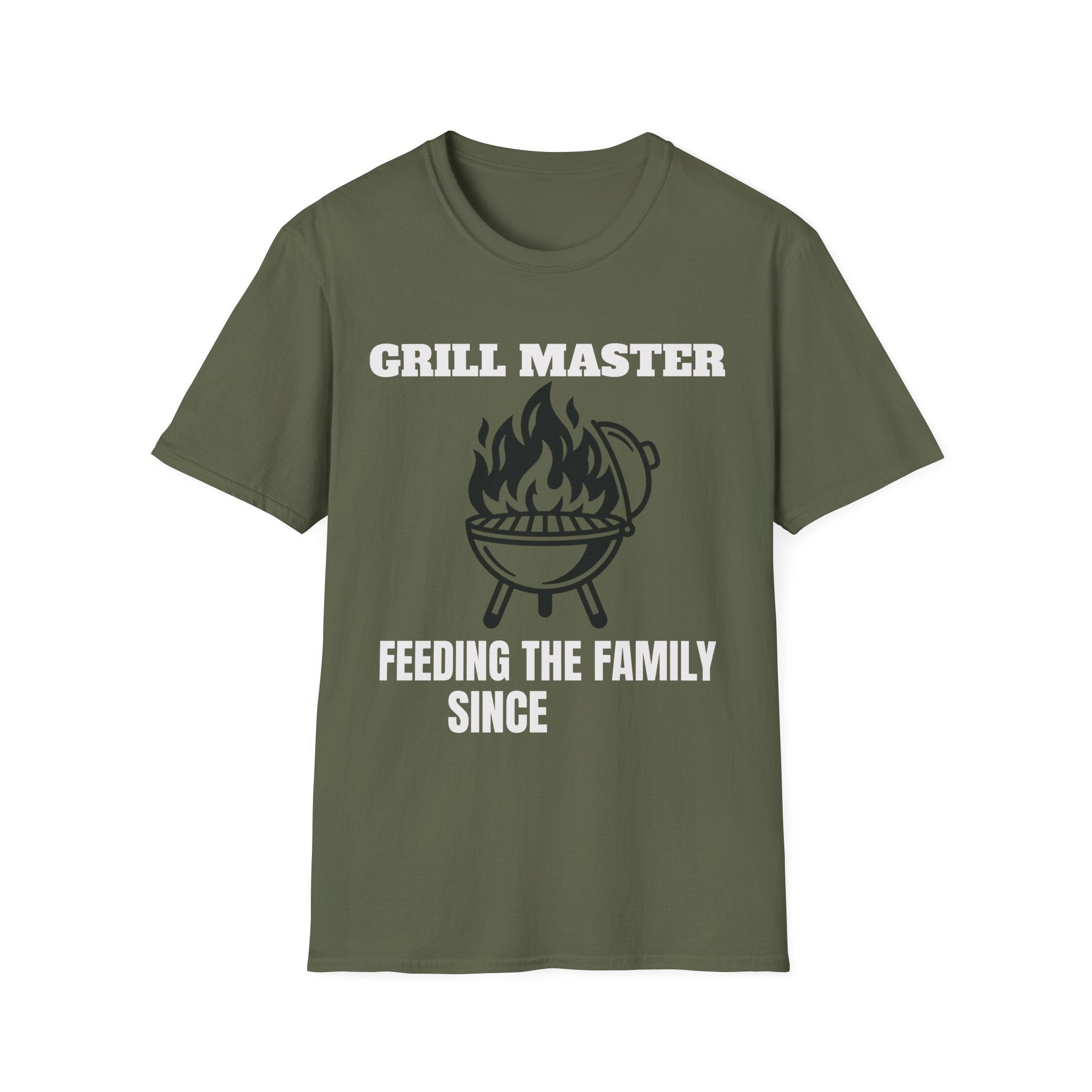 Grill Master T-Shirt — 'Grill Master: Feeding the Family Since' BBQ Tee