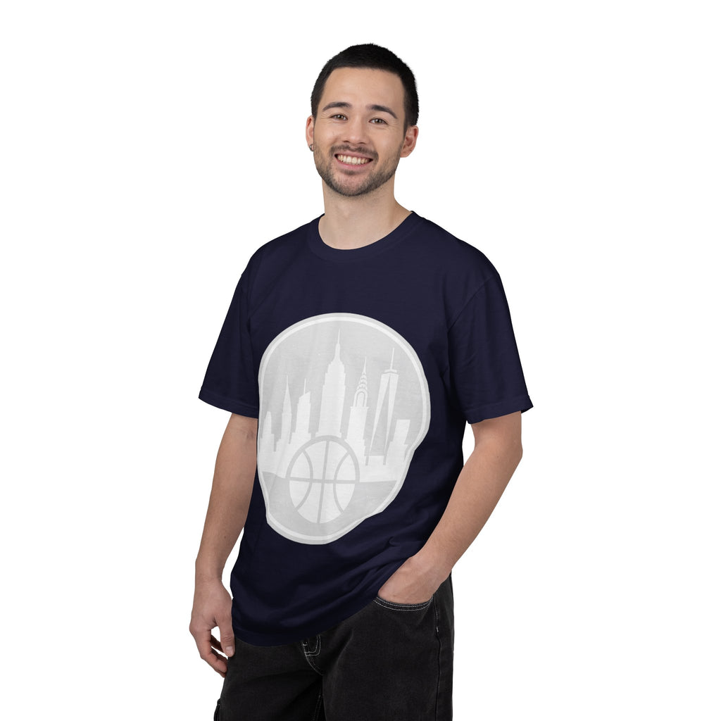 City Skyline Basketball T-Shirt — Urban Basketball Graphic Tee