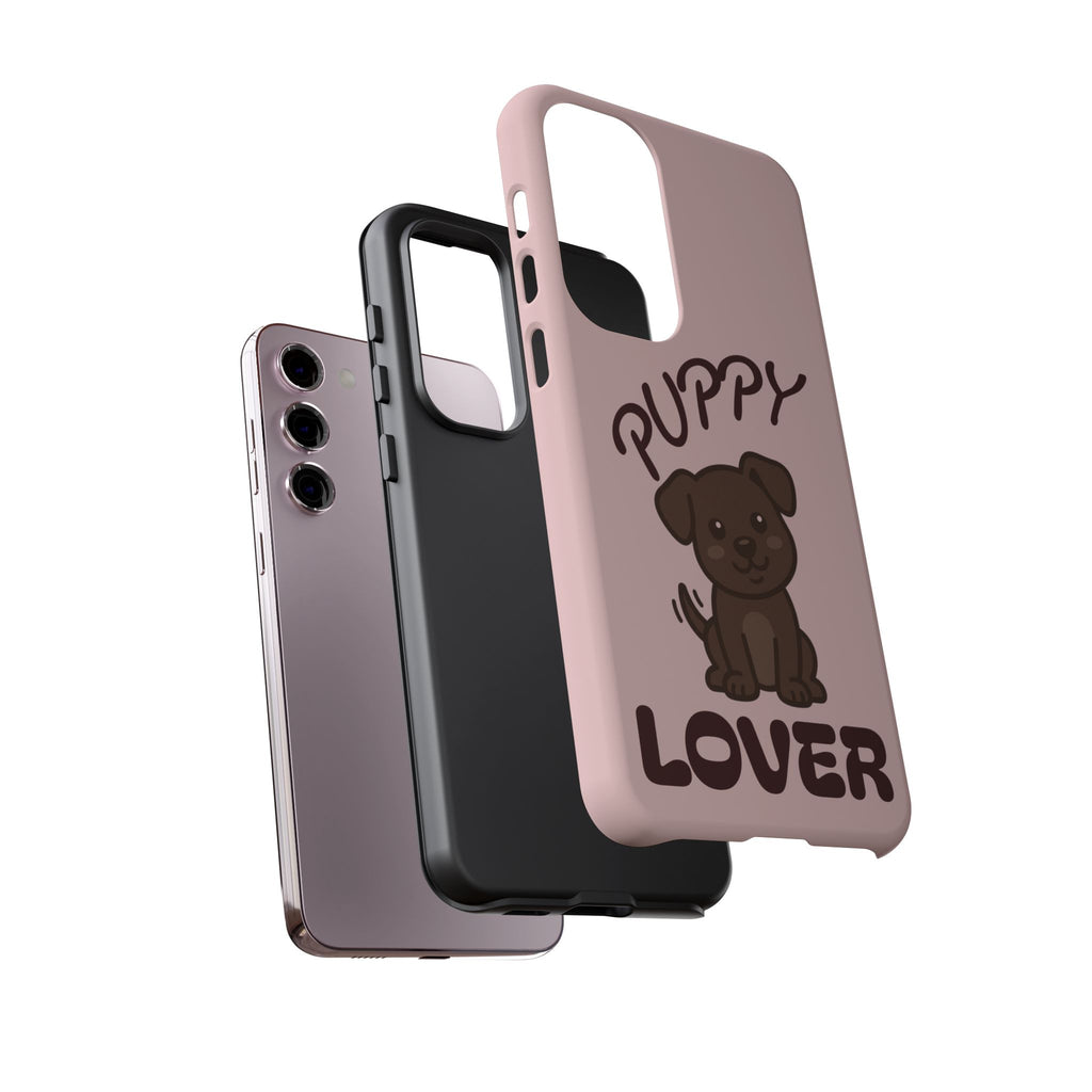 Puppy Lover Phone Case — Cute Brown Puppy Tough Phone Cover