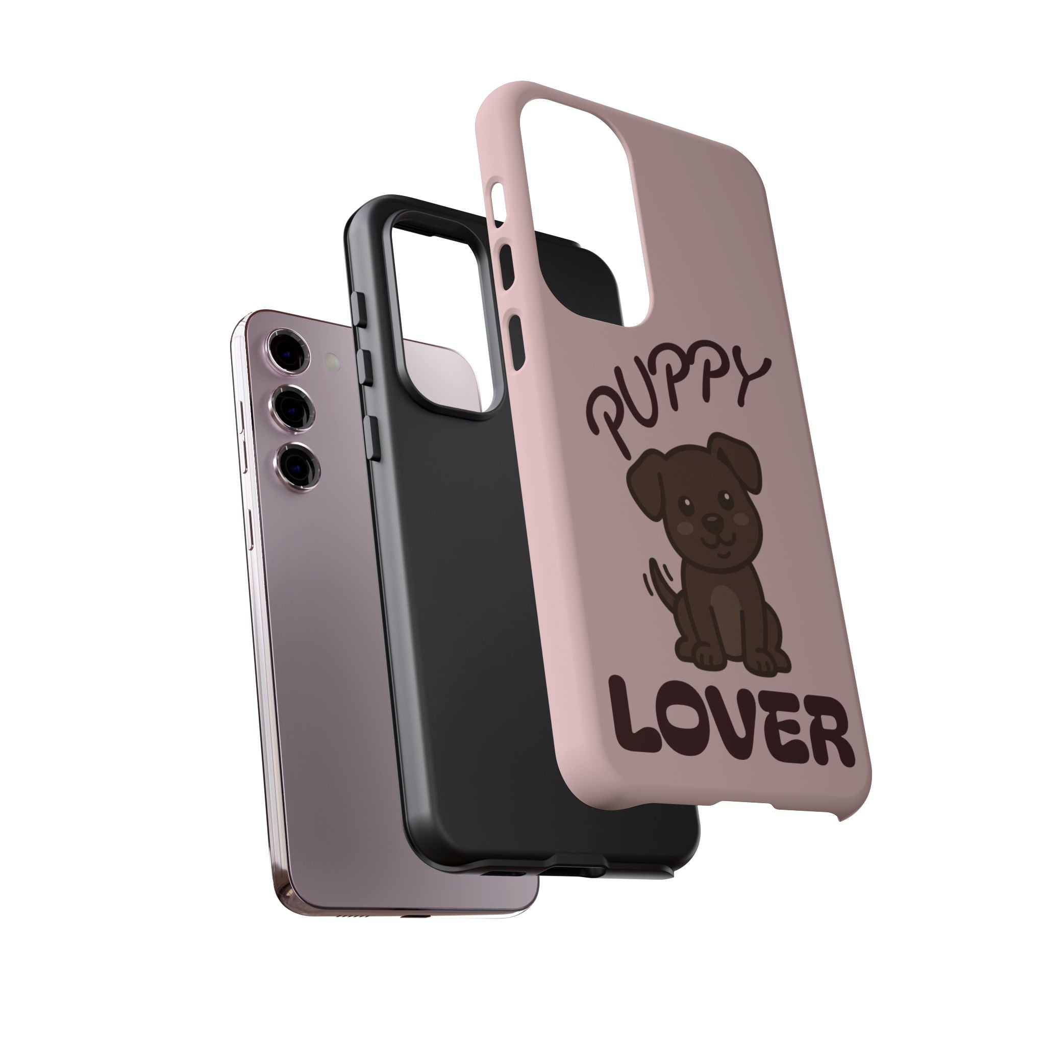 Puppy Lover Phone Case — Cute Brown Puppy Tough Phone Cover