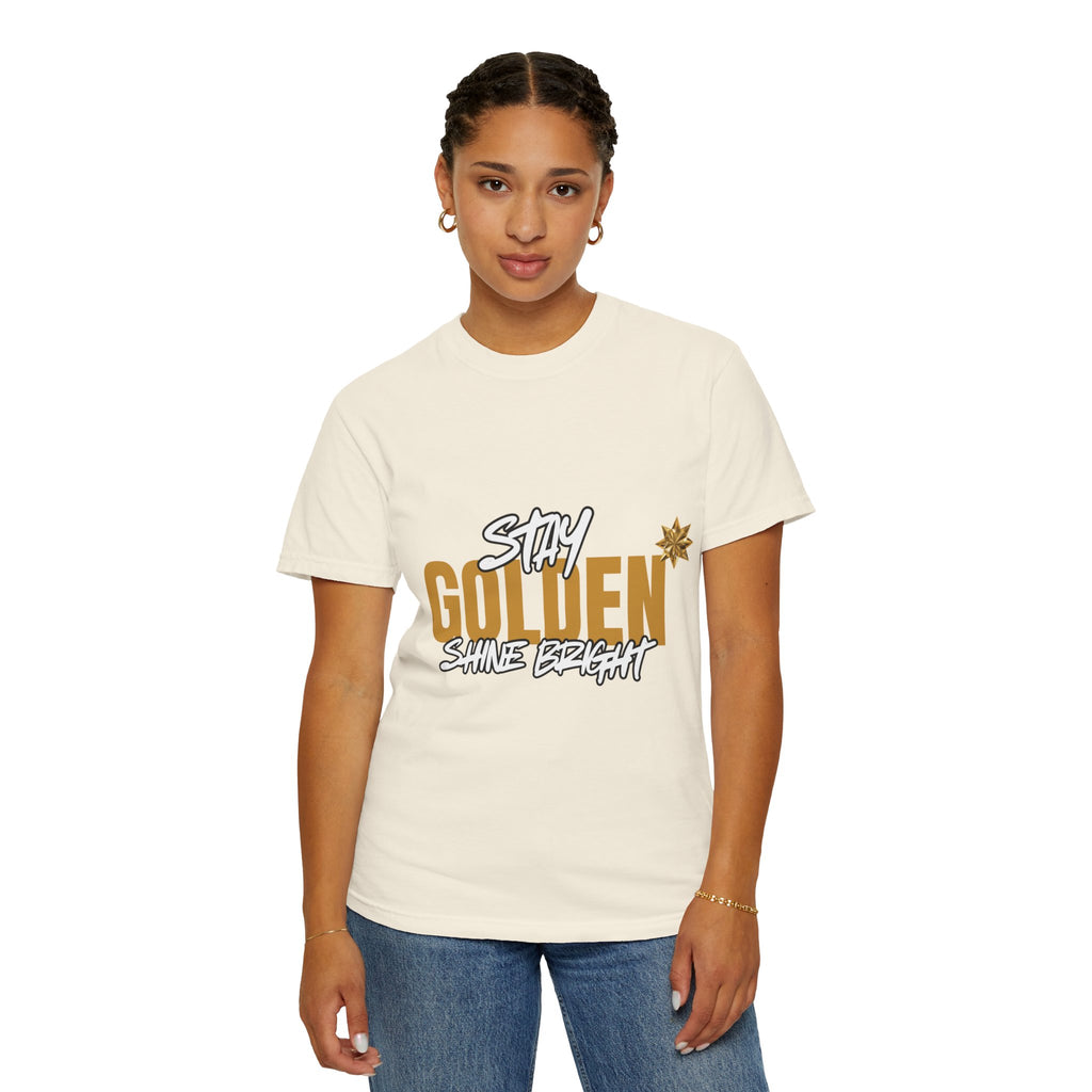 Stay Golden Graphic T-Shirt — "Stay Golden, Shine Bright" Tee