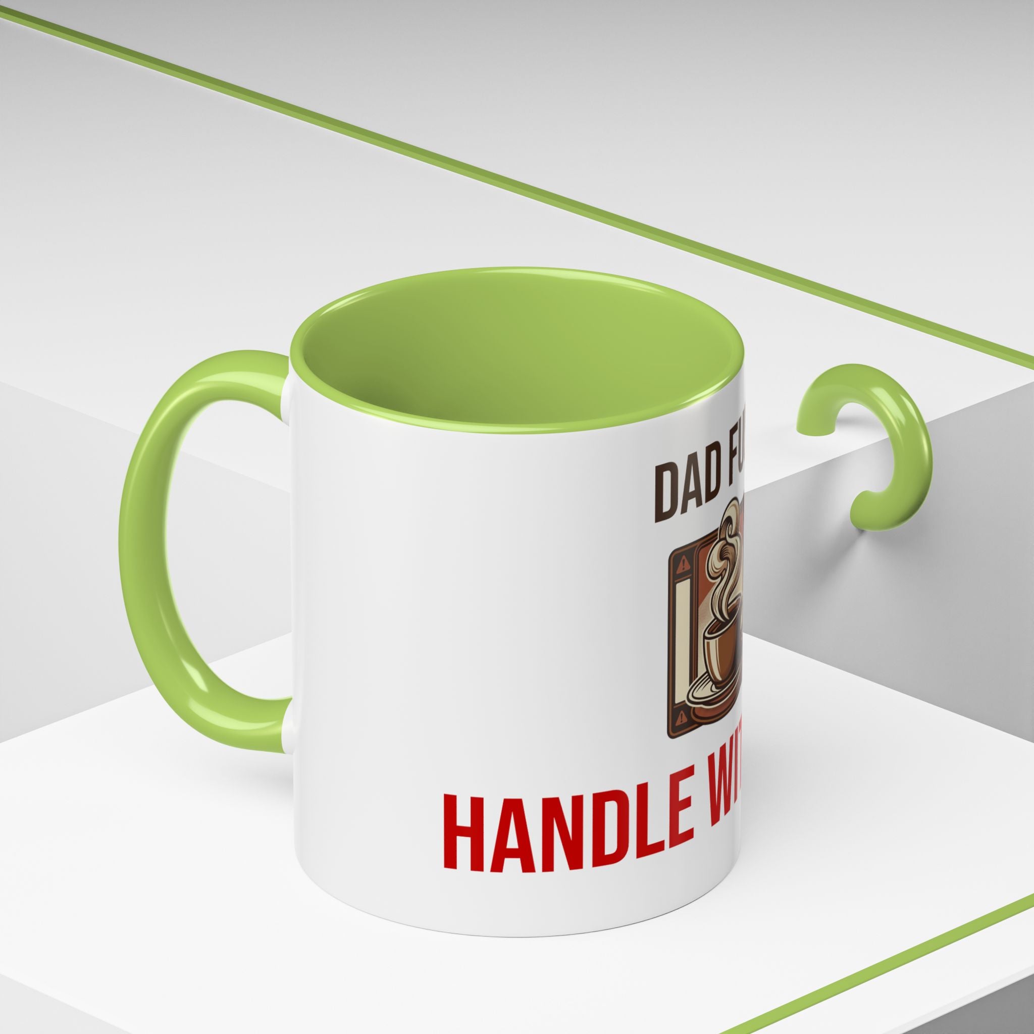 Dad Fuel Coffee Mug — Funny Father's Day Gift Mug Handle With Care 11oz or 15oz