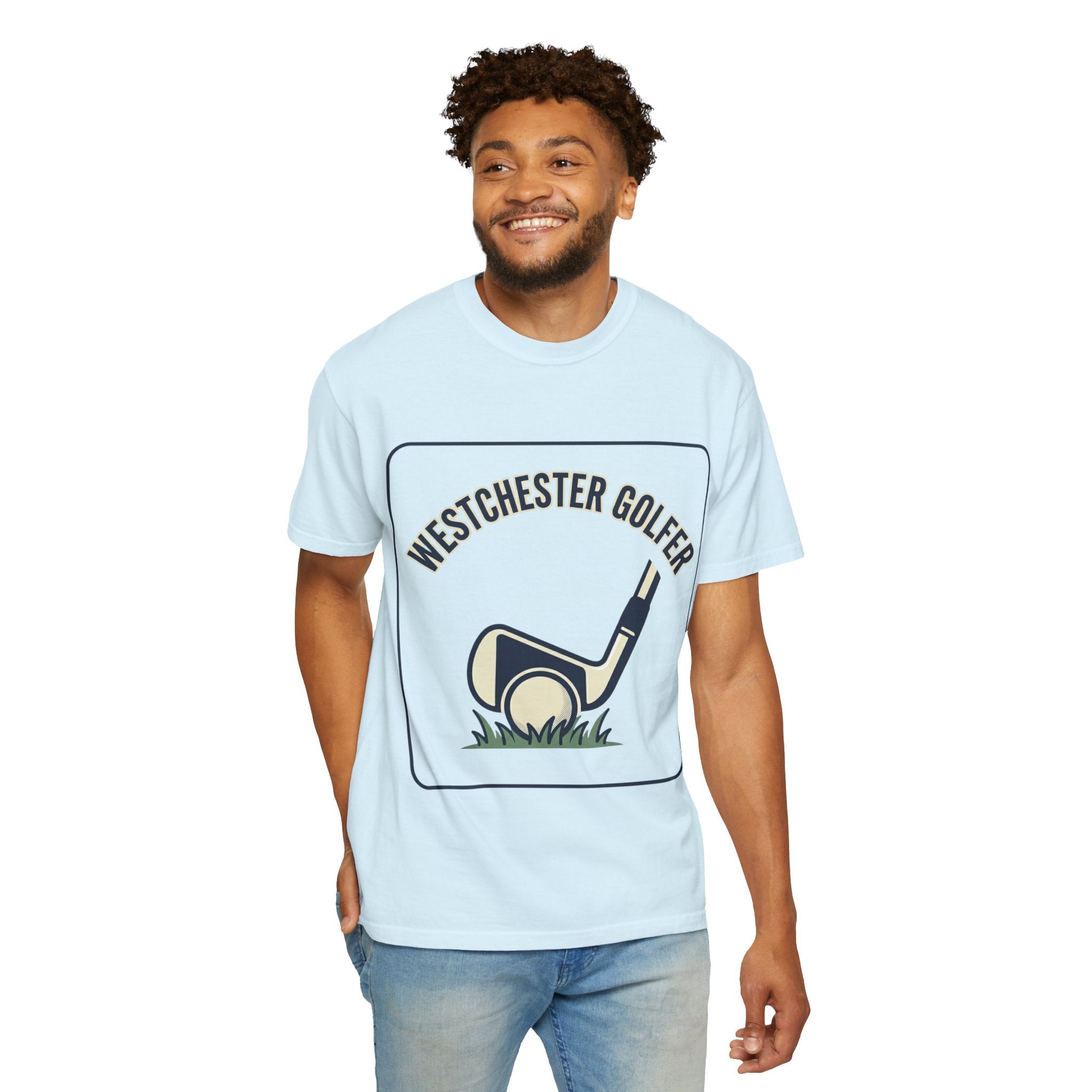 Westchester Golfer T-Shirt — Retro Golf Club & Tee Graphic