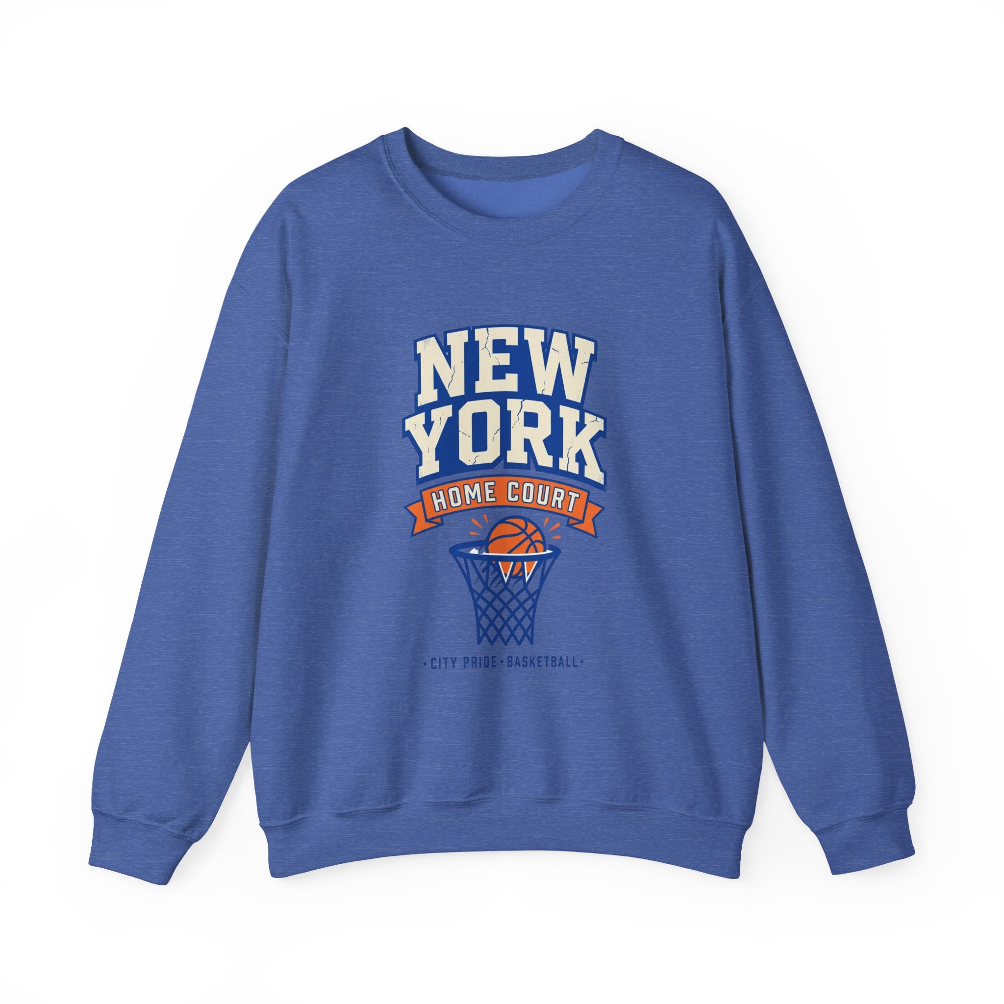 New York Home Court Sweatshirt | Vintage Basketball Pride