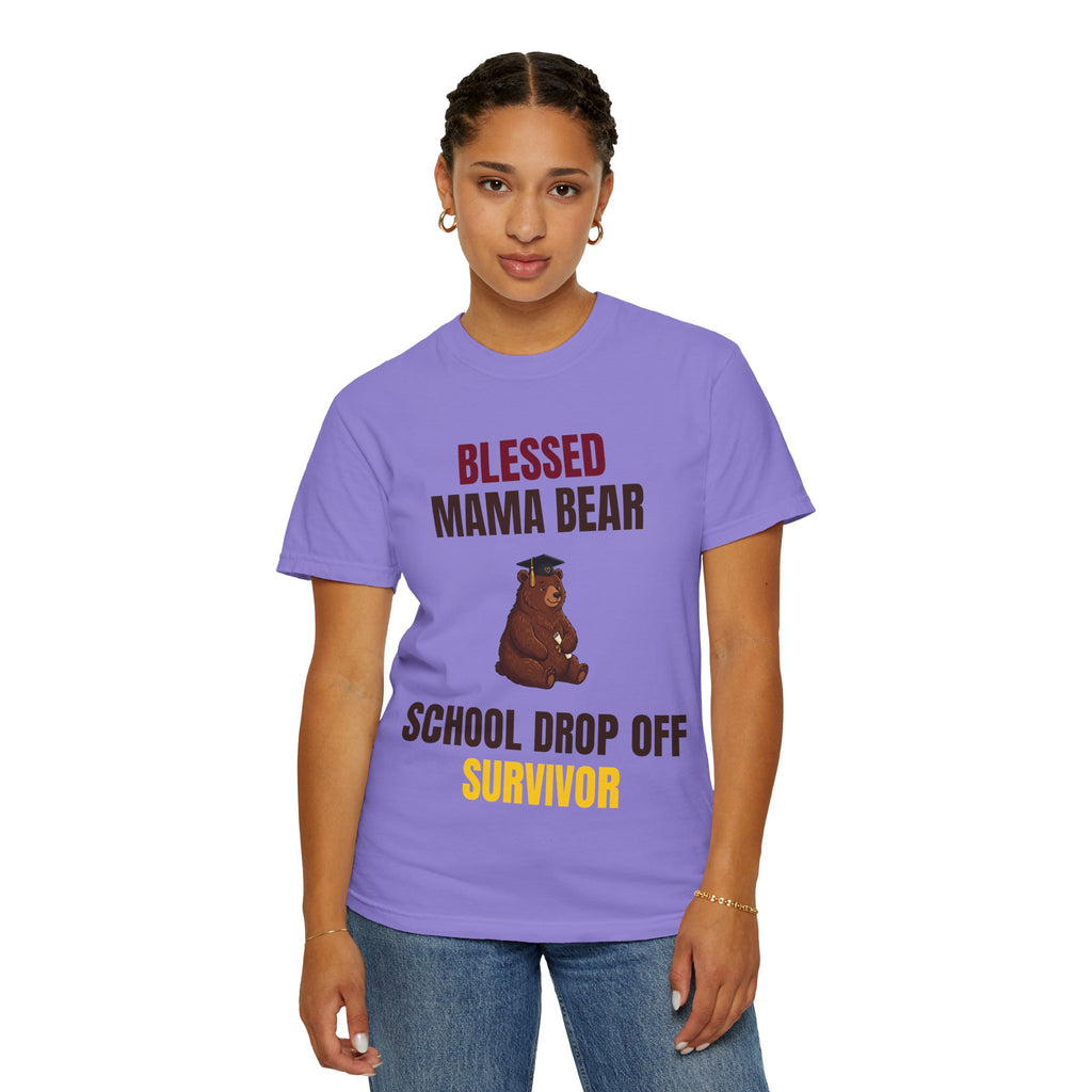 Mama Bear "School Drop Off Survivor" T-Shirt