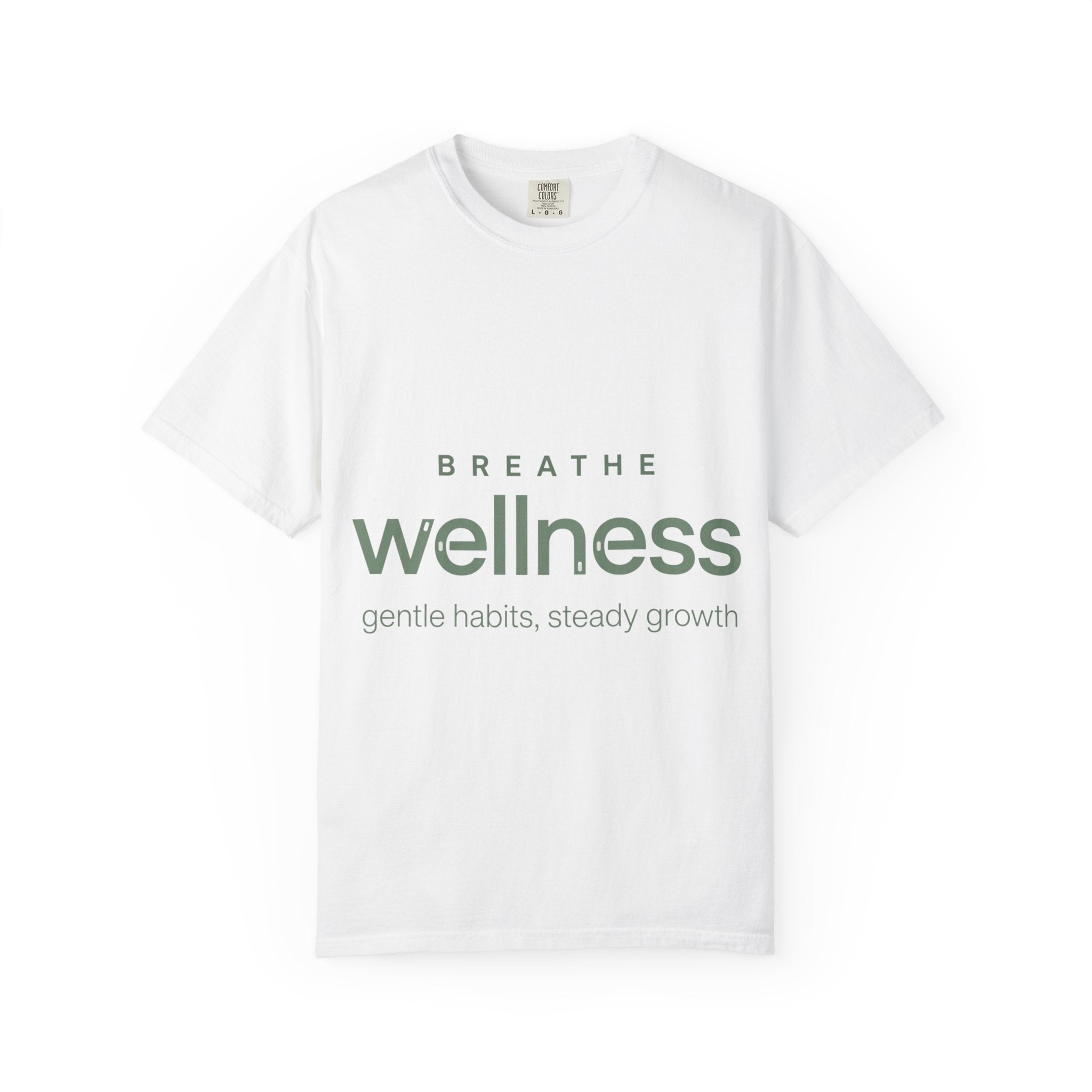 Wellness Breath T-Shirt — "Breathe Wellness" Mindful Graphic Tee