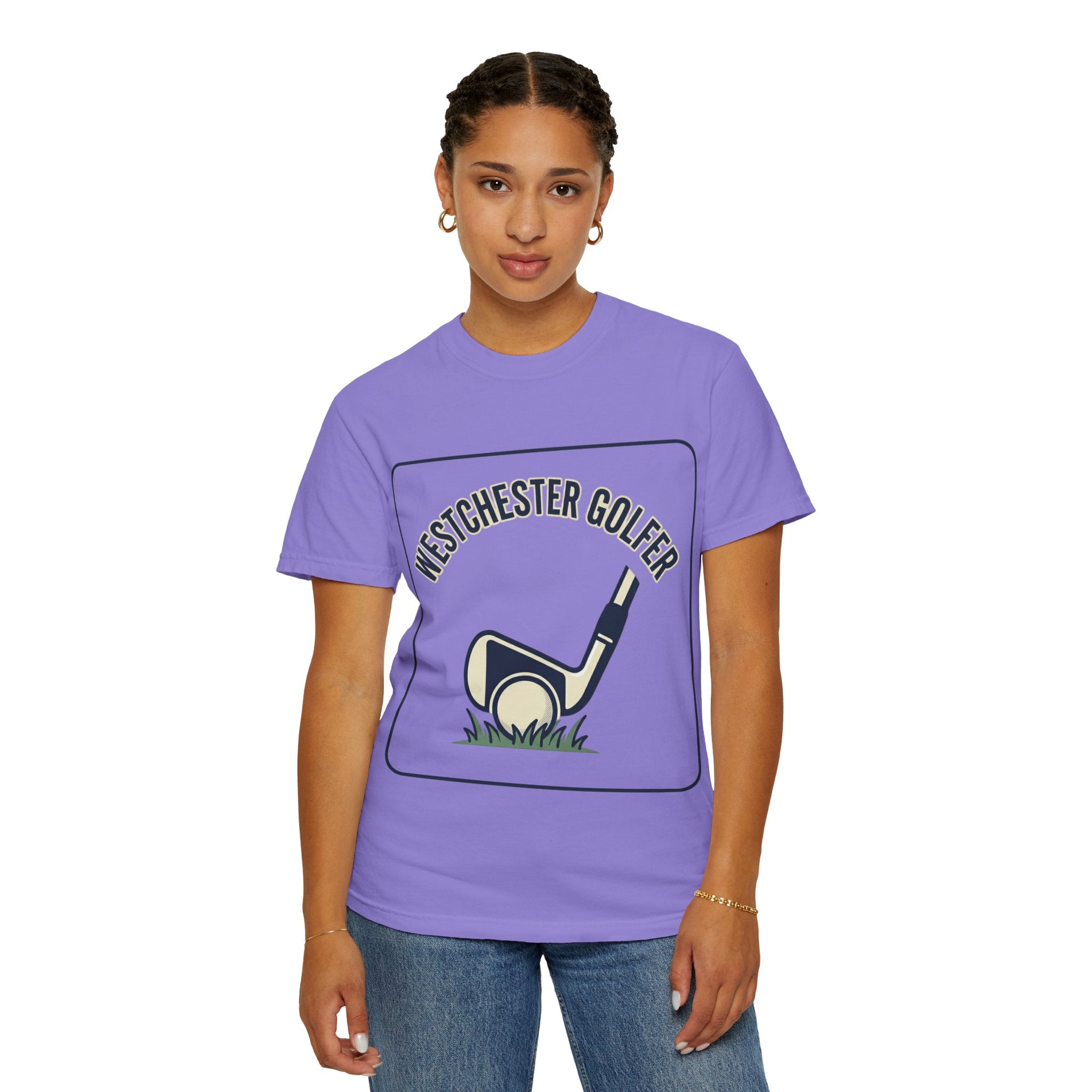 Westchester Golfer T-Shirt — Retro Golf Club & Tee Graphic