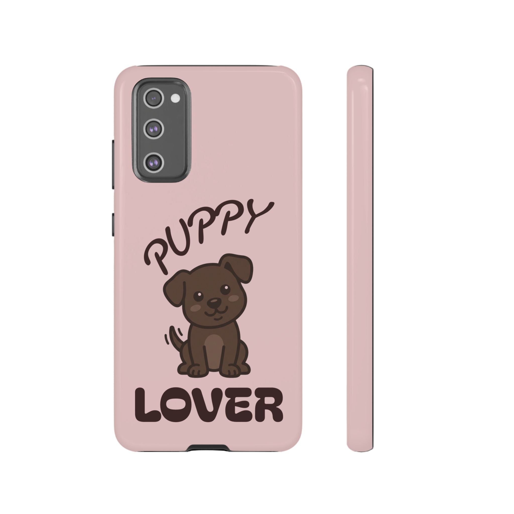 Puppy Lover Phone Case — Cute Brown Puppy Tough Phone Cover