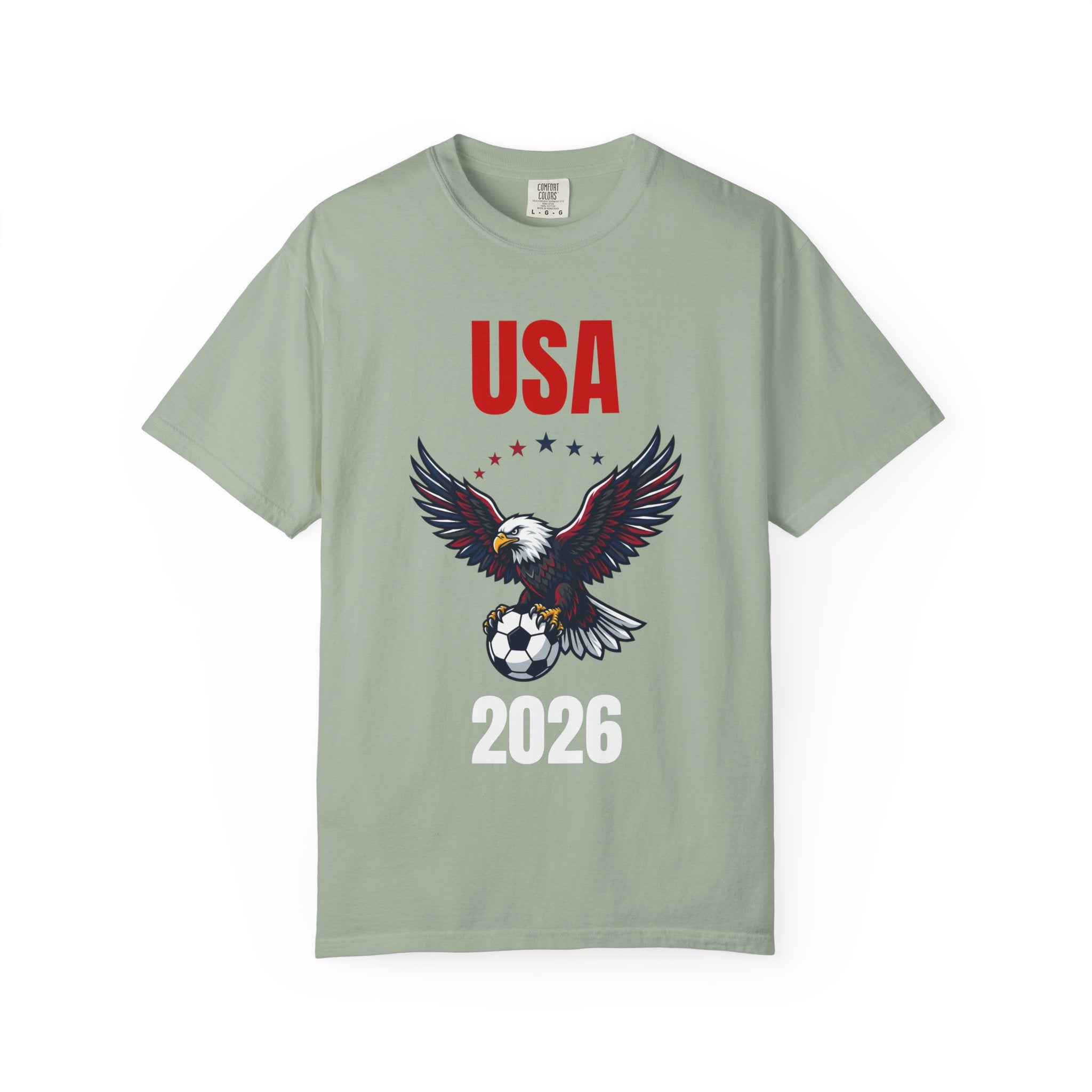 USA 2026 Eagle Soccer T-Shirt — Patriotic Men’s Women’s Team Fan Tee