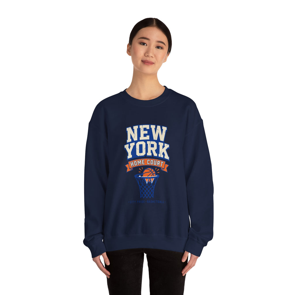 New York Home Court Sweatshirt | Vintage Basketball Pride