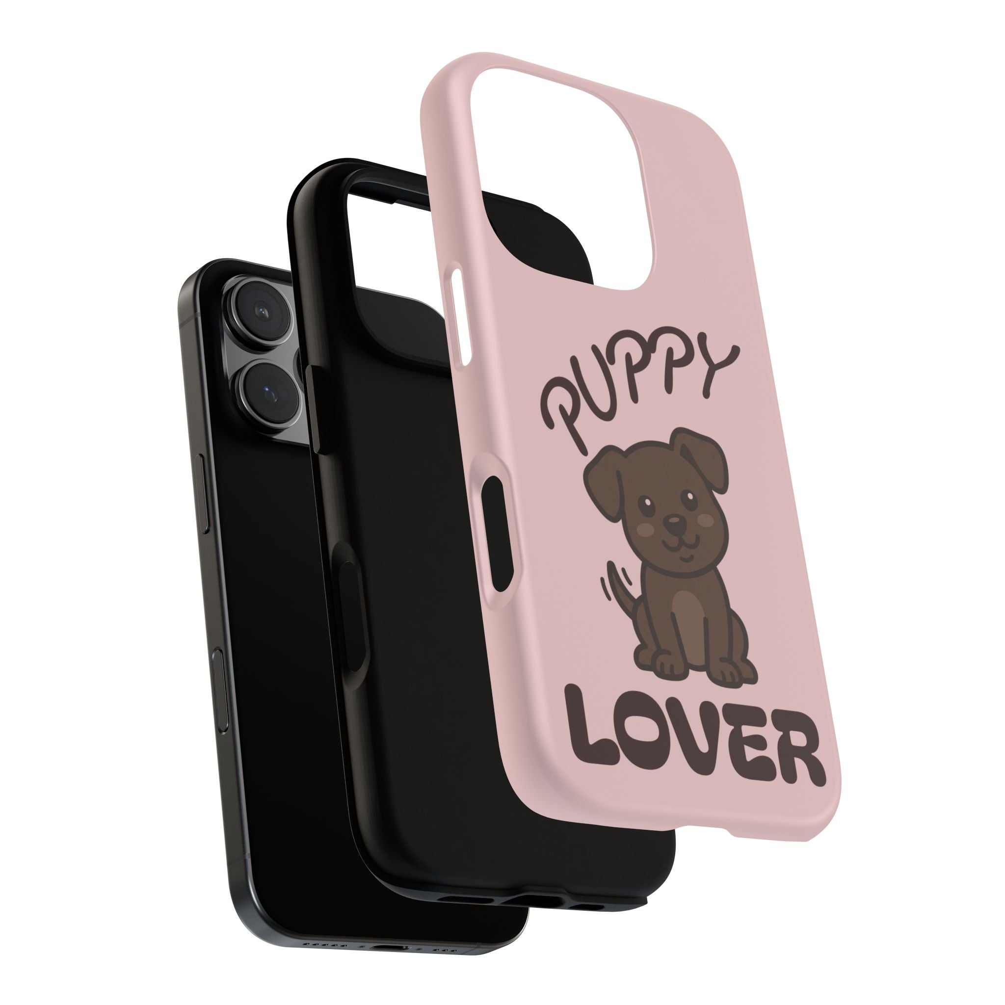 Puppy Lover Phone Case — Cute Brown Puppy Tough Phone Cover