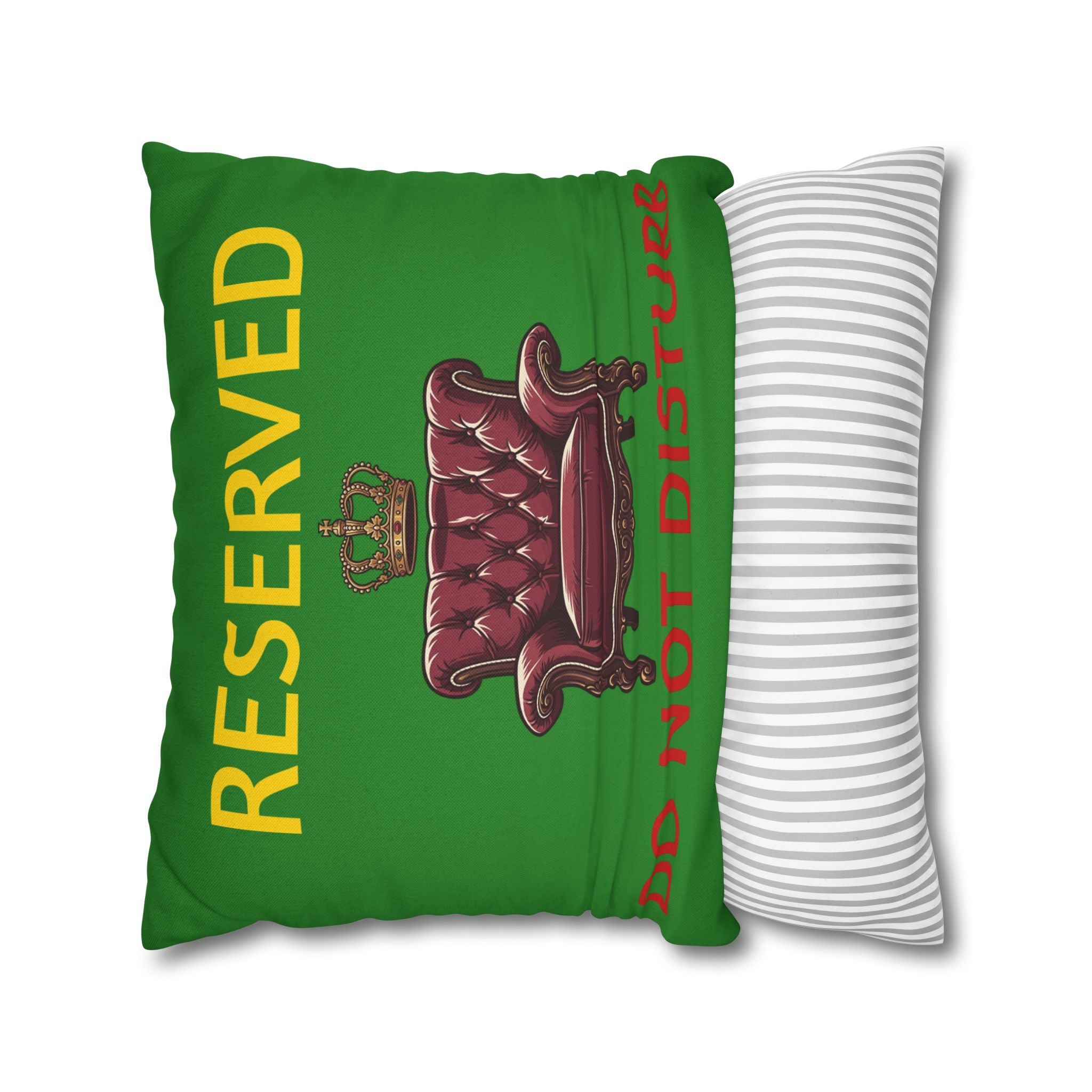 Reserved Dad's Spot Pillowcase — 'Dad's Spot' Decorative Throw Pillowcase