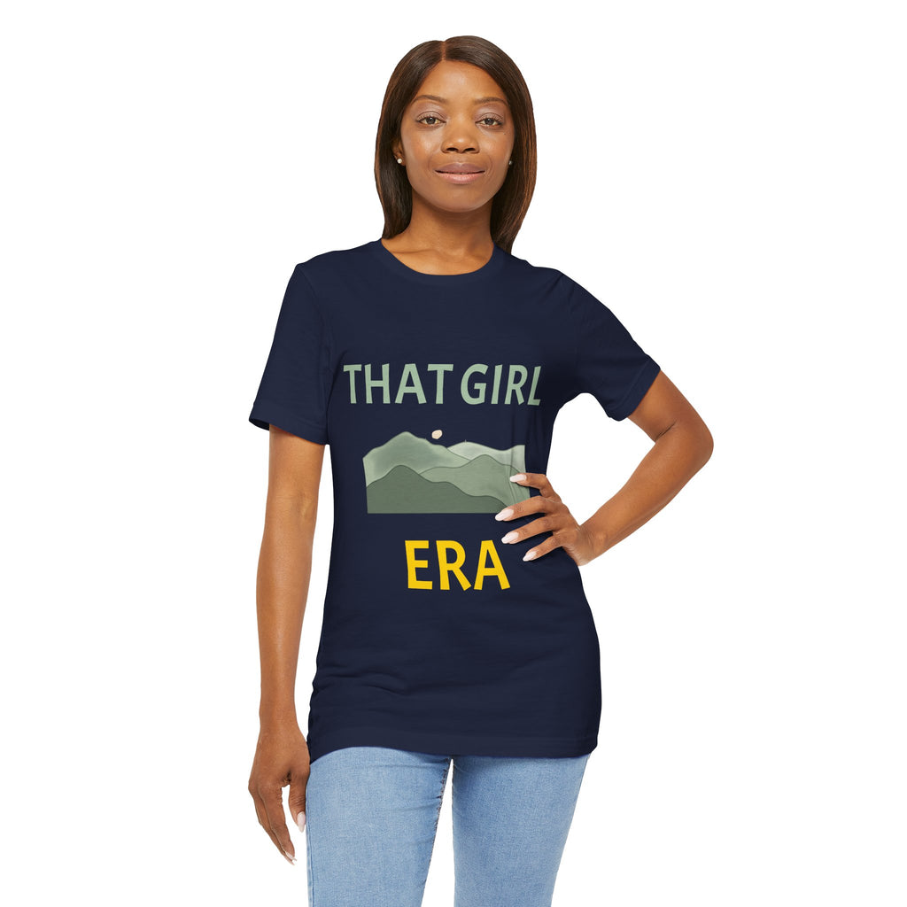 That Girl Era T-Shirt – Retro Mountain Graphic Tee for Empowered Women