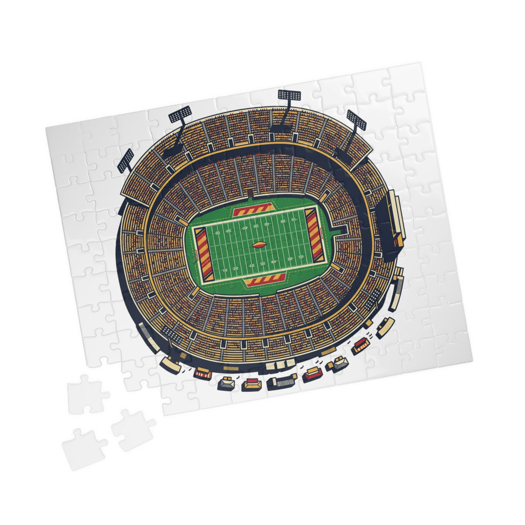 Stadium Aerial View Jigsaw Puzzle — Football Field Puzzle (110 or 520 pcs)