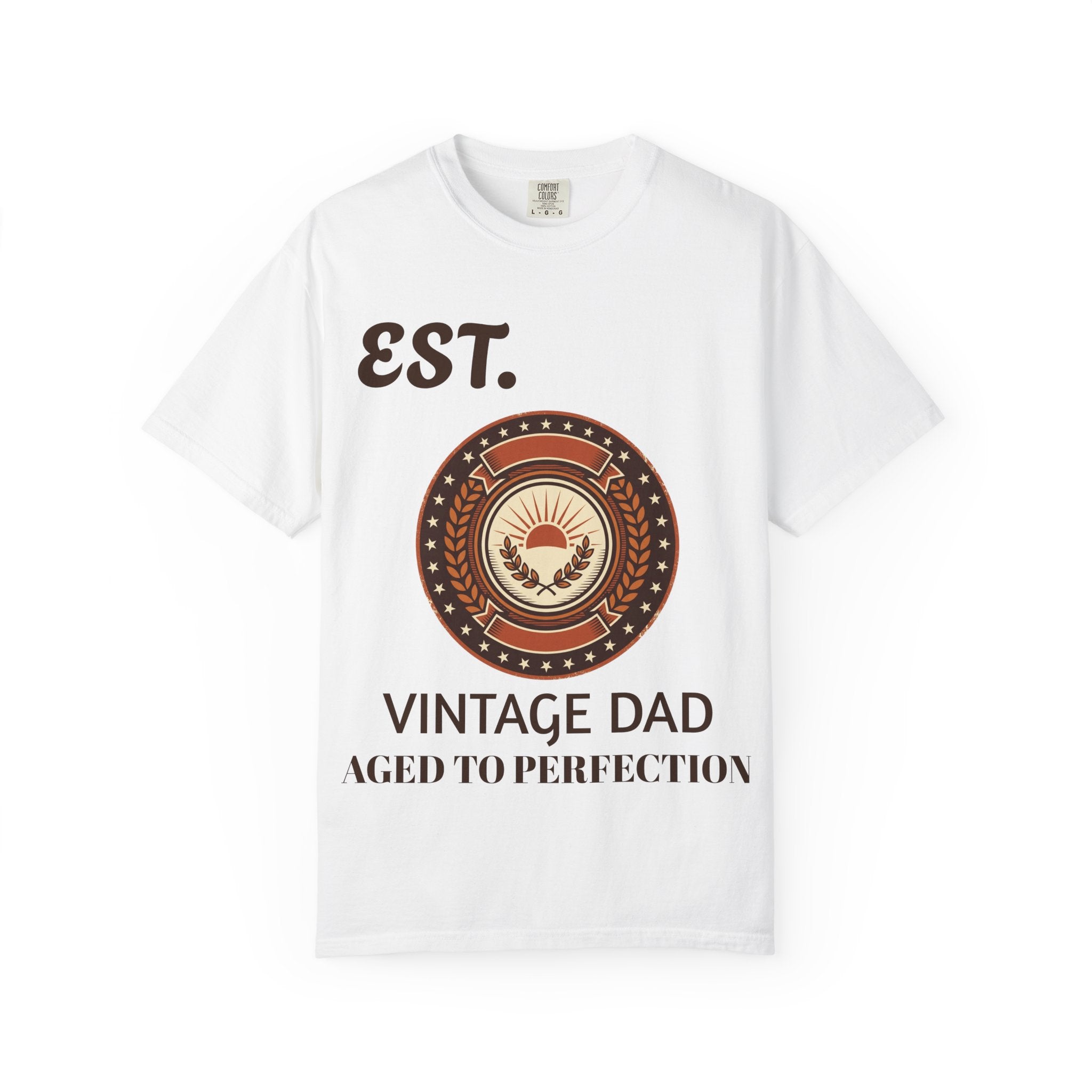 Vintage Dad Est. Year T-Shirt — Retro Father's Day Gift Aged To Perfection Tee
