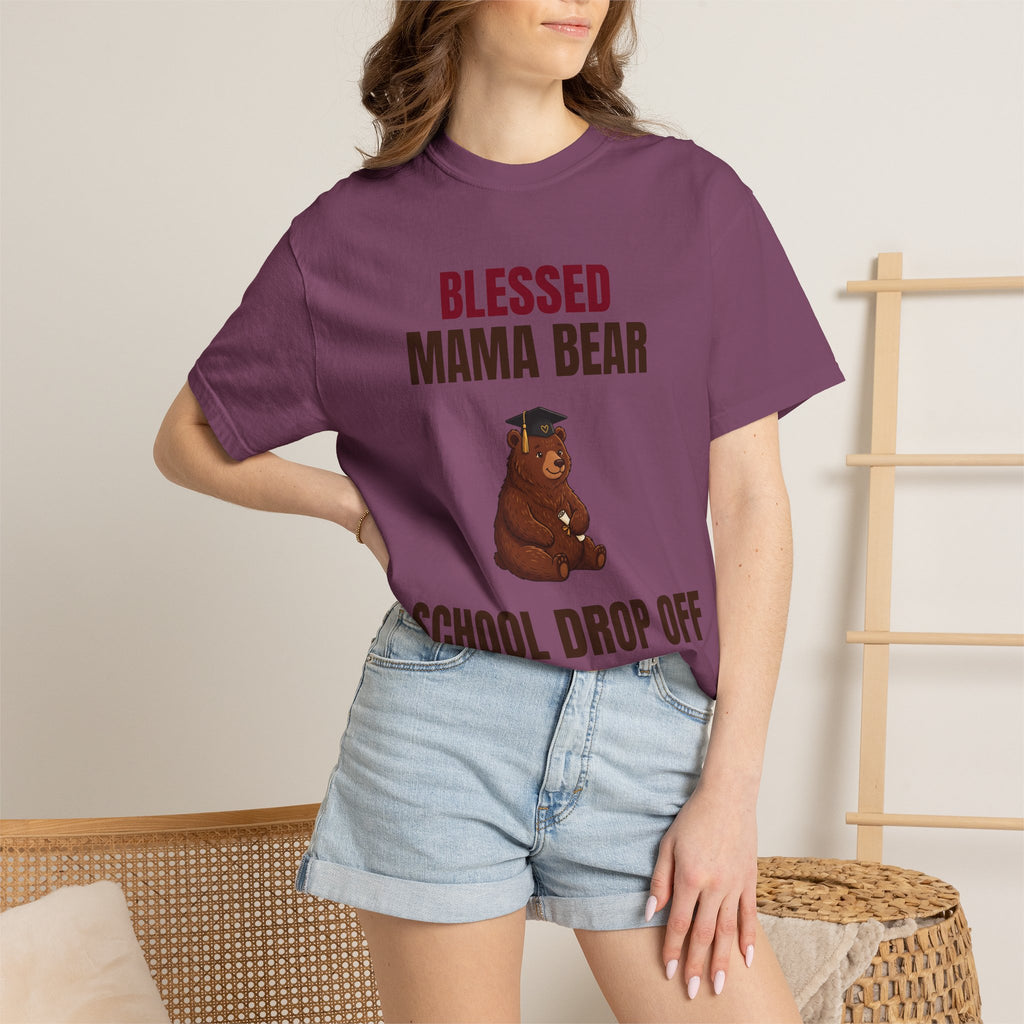 Mama Bear "School Drop Off Survivor" T-Shirt