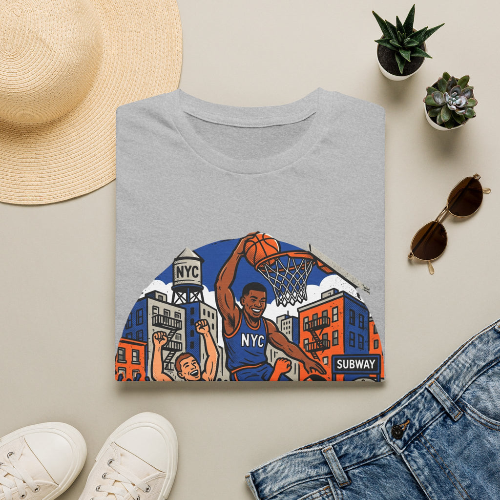 New York Hoops Run Cartoon Tee
