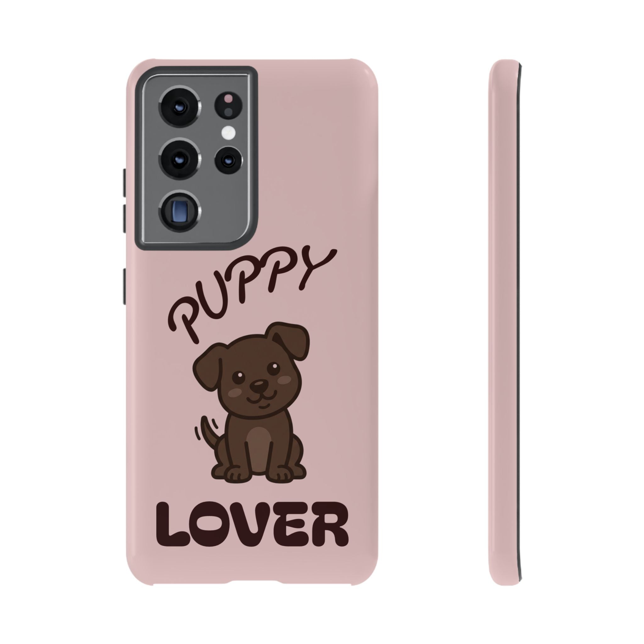 Puppy Lover Phone Case — Cute Brown Puppy Tough Phone Cover